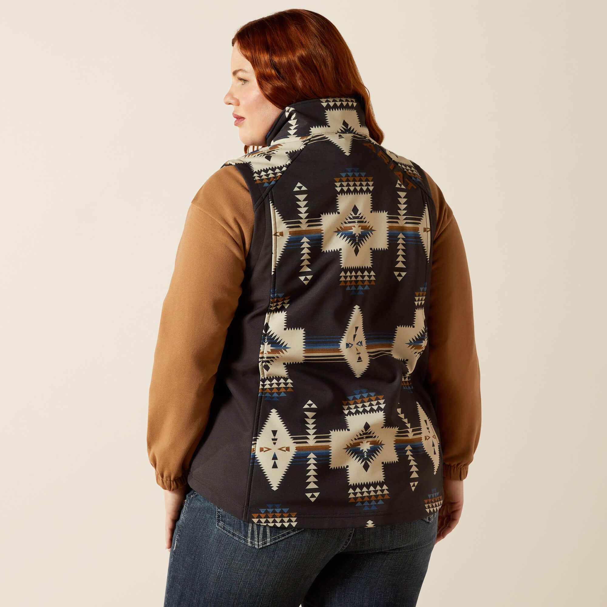 Ariat Logo Softshell Print Vest-Ariat