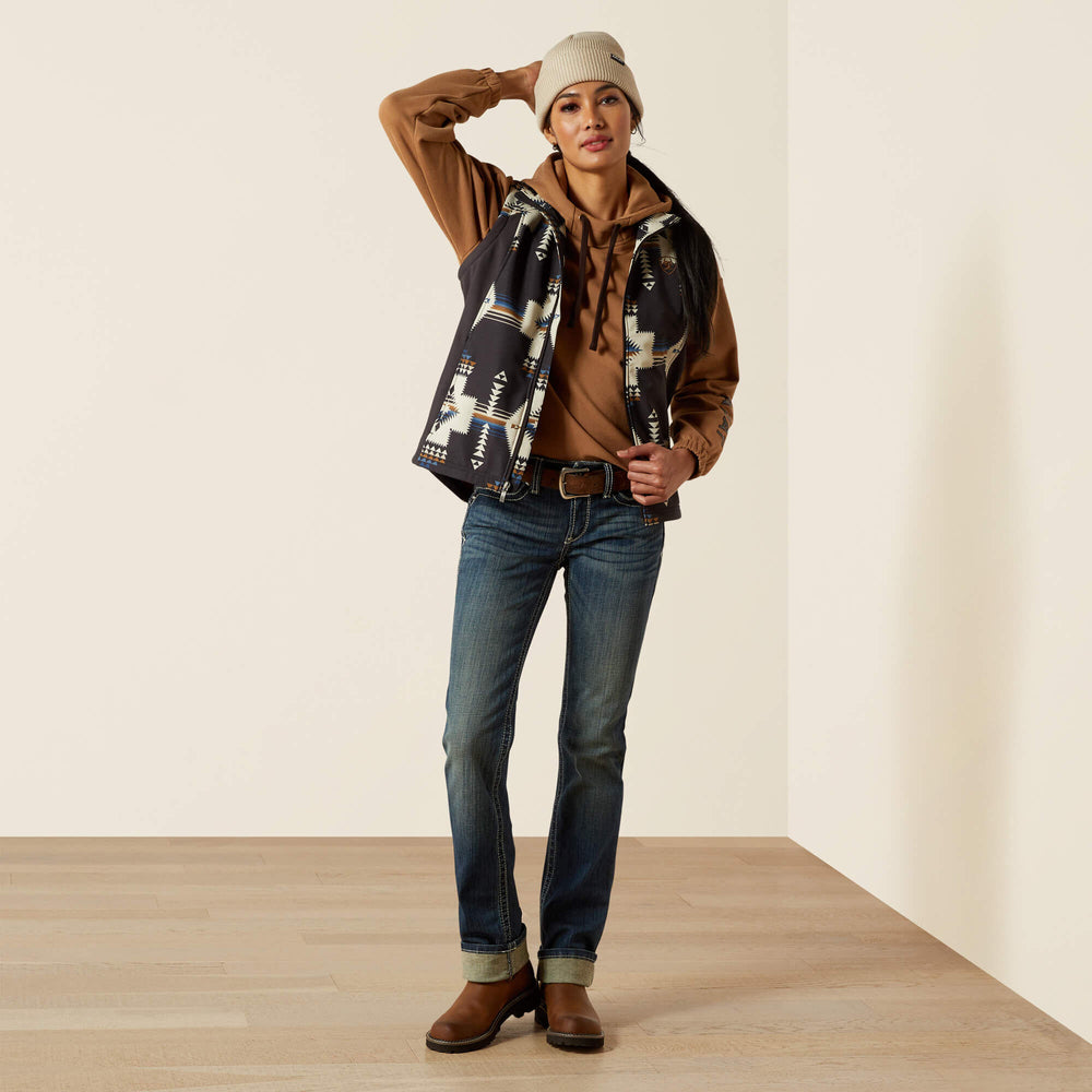 Ariat Logo Softshell Print Vest-Ariat