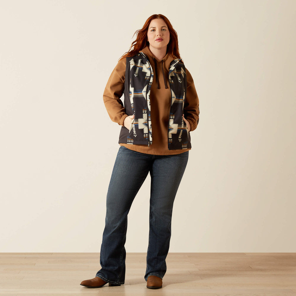 Ariat Logo Softshell Print Vest-Ariat