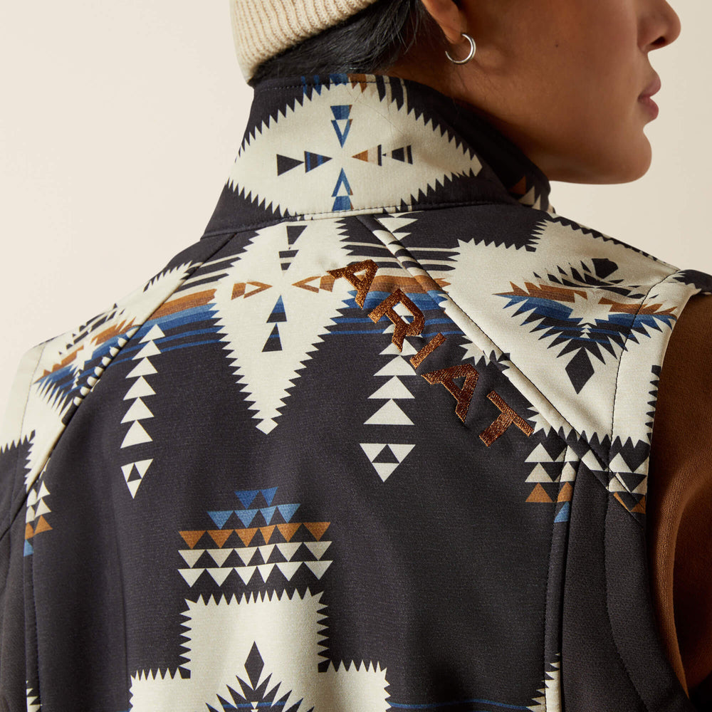 Ariat Logo Softshell Print Vest-Ariat