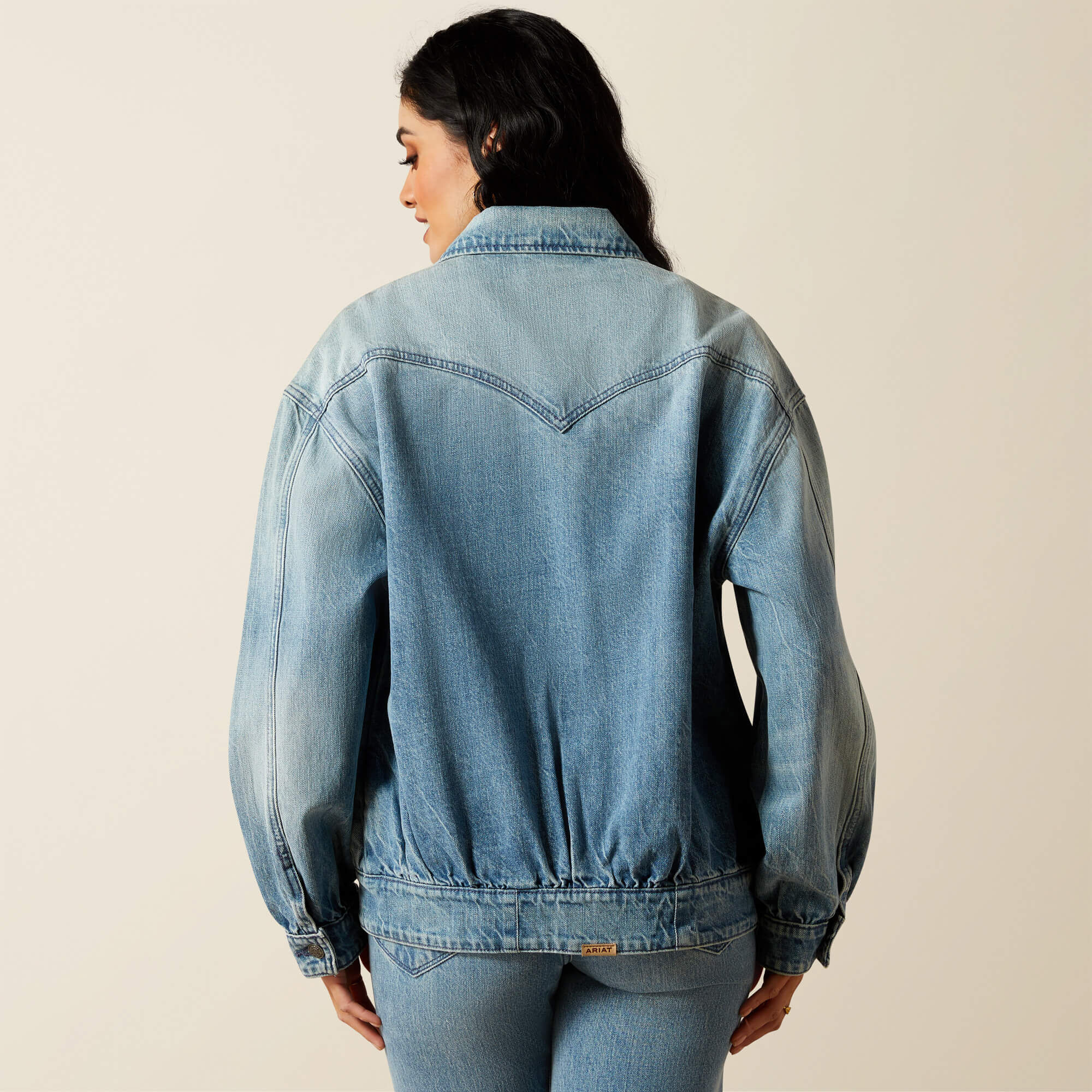 Cheyenne Denim Bomber Jacket-Ariat
