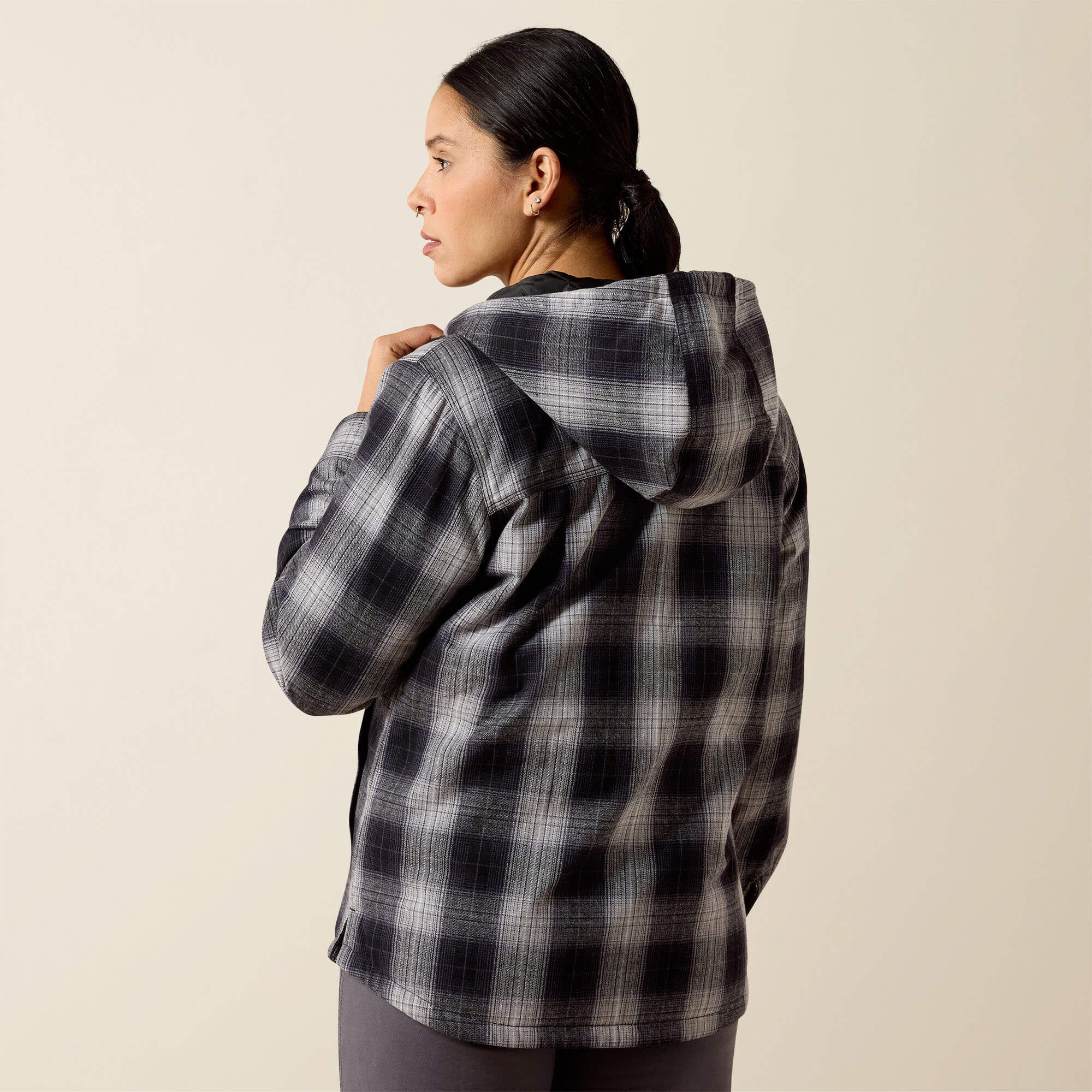 Rebar Flannel Insulated Shirt Jacket-Ariat