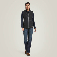 Rebar Stretch Canvas Softshell Vest-Ariat