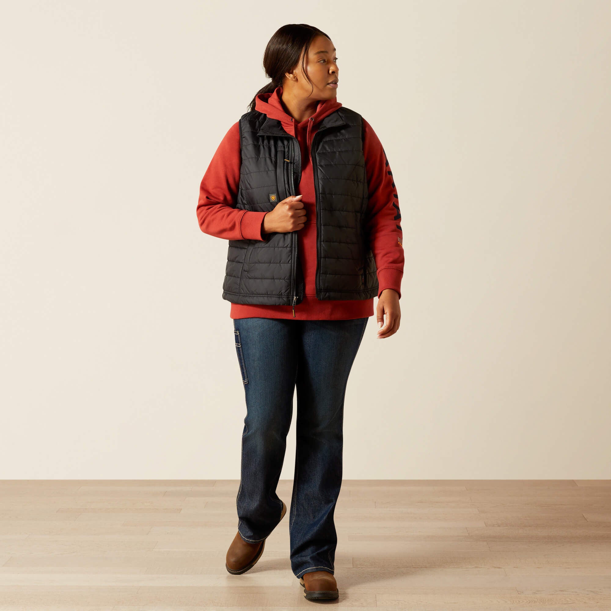 Rebar Cordura Ripstop Lightweight Insulated Vest-Ariat