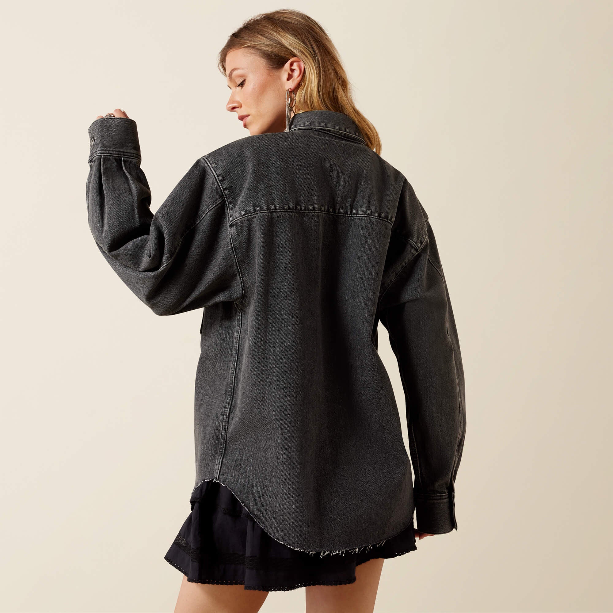 Lux Oversized Denim Jacket-Ariat