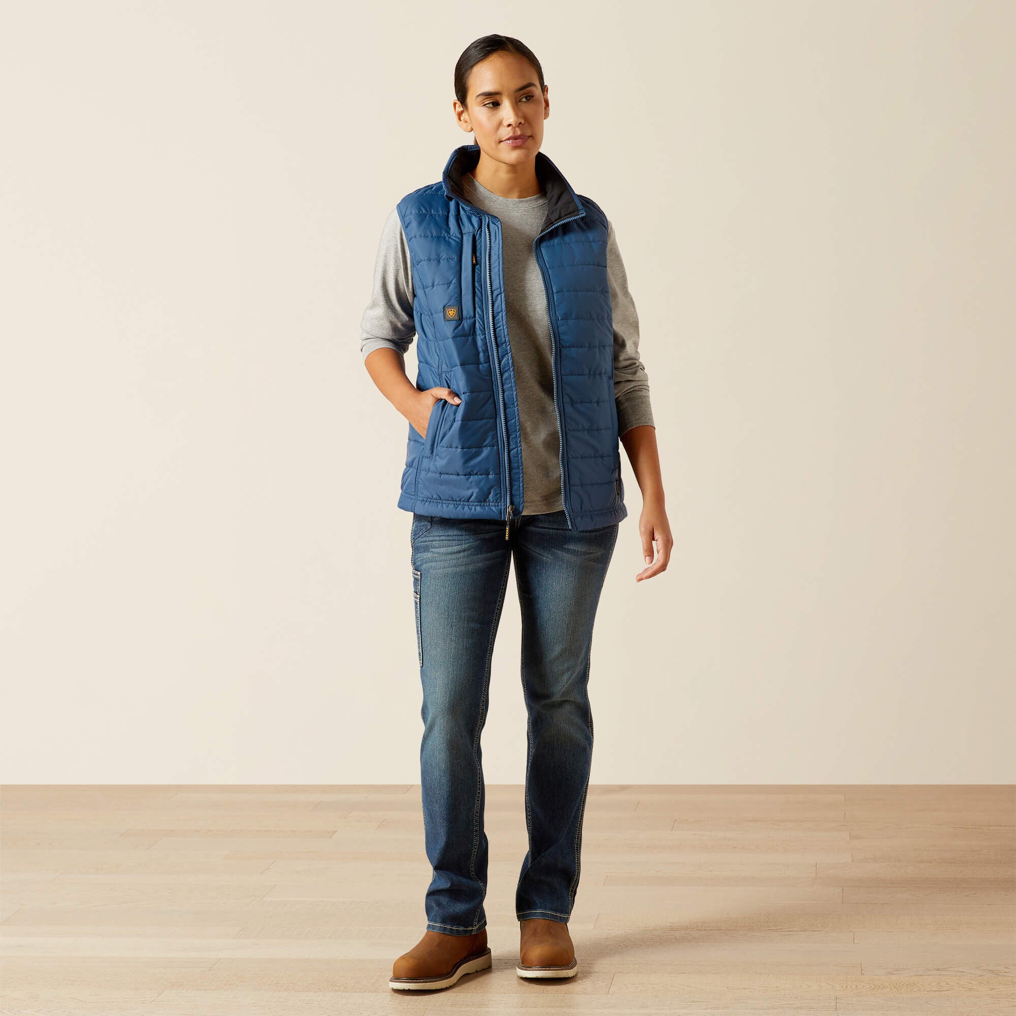 Rebar Cordura Ripstop Lightweight Insulated Vest-Ariat