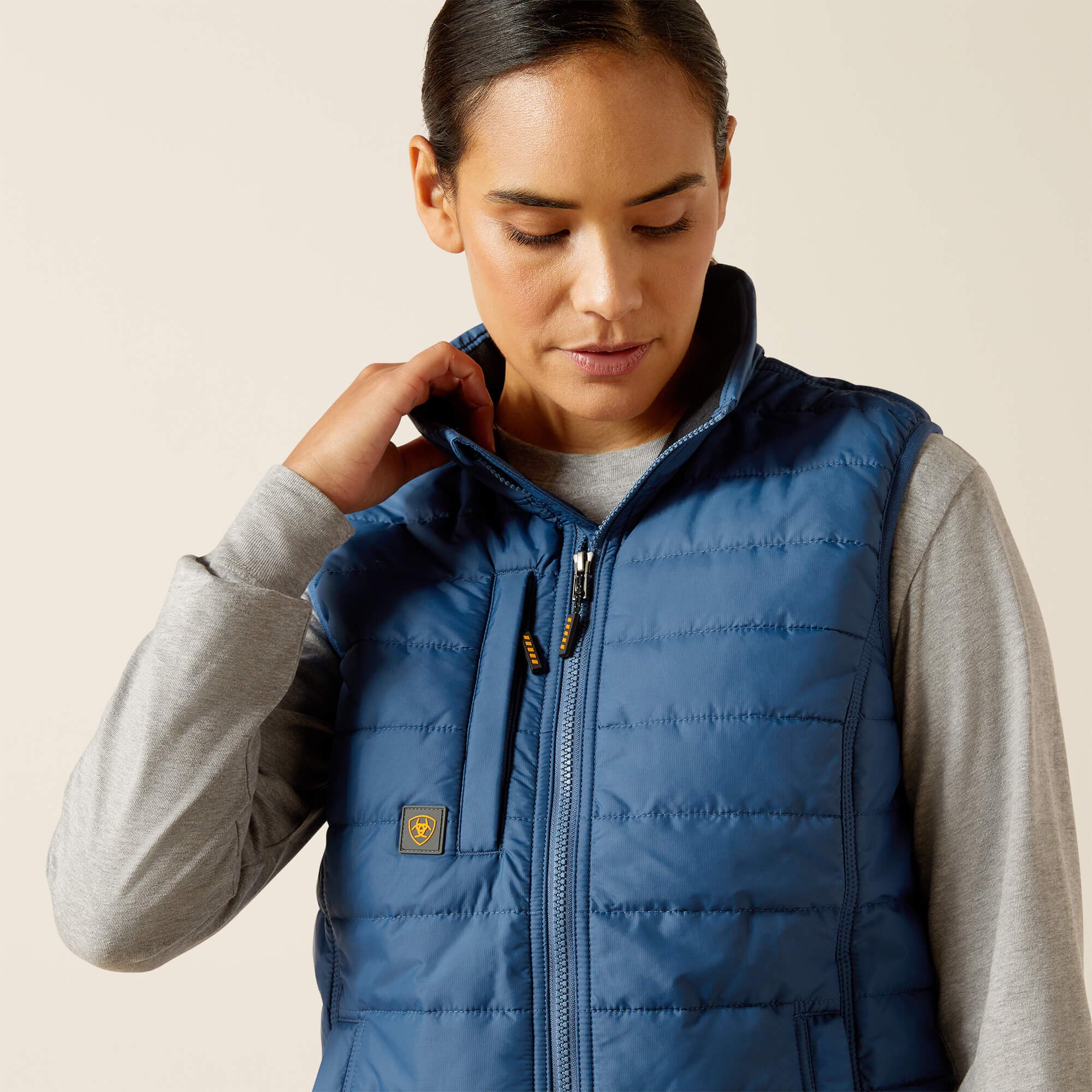 Rebar Cordura Ripstop Lightweight Insulated Vest-Ariat