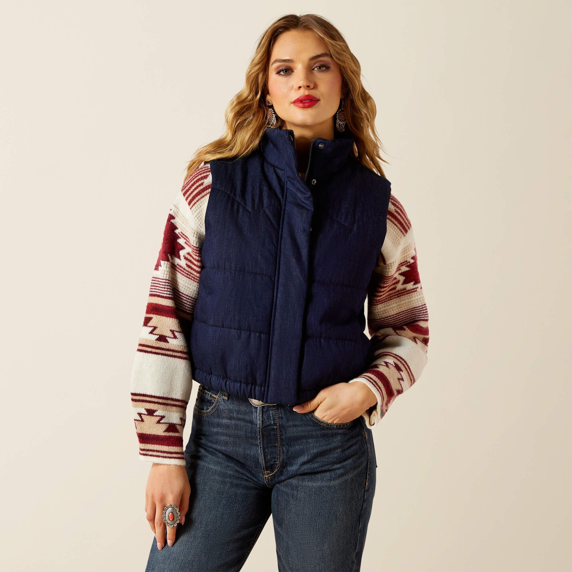 Western Swirls Vest-Ariat