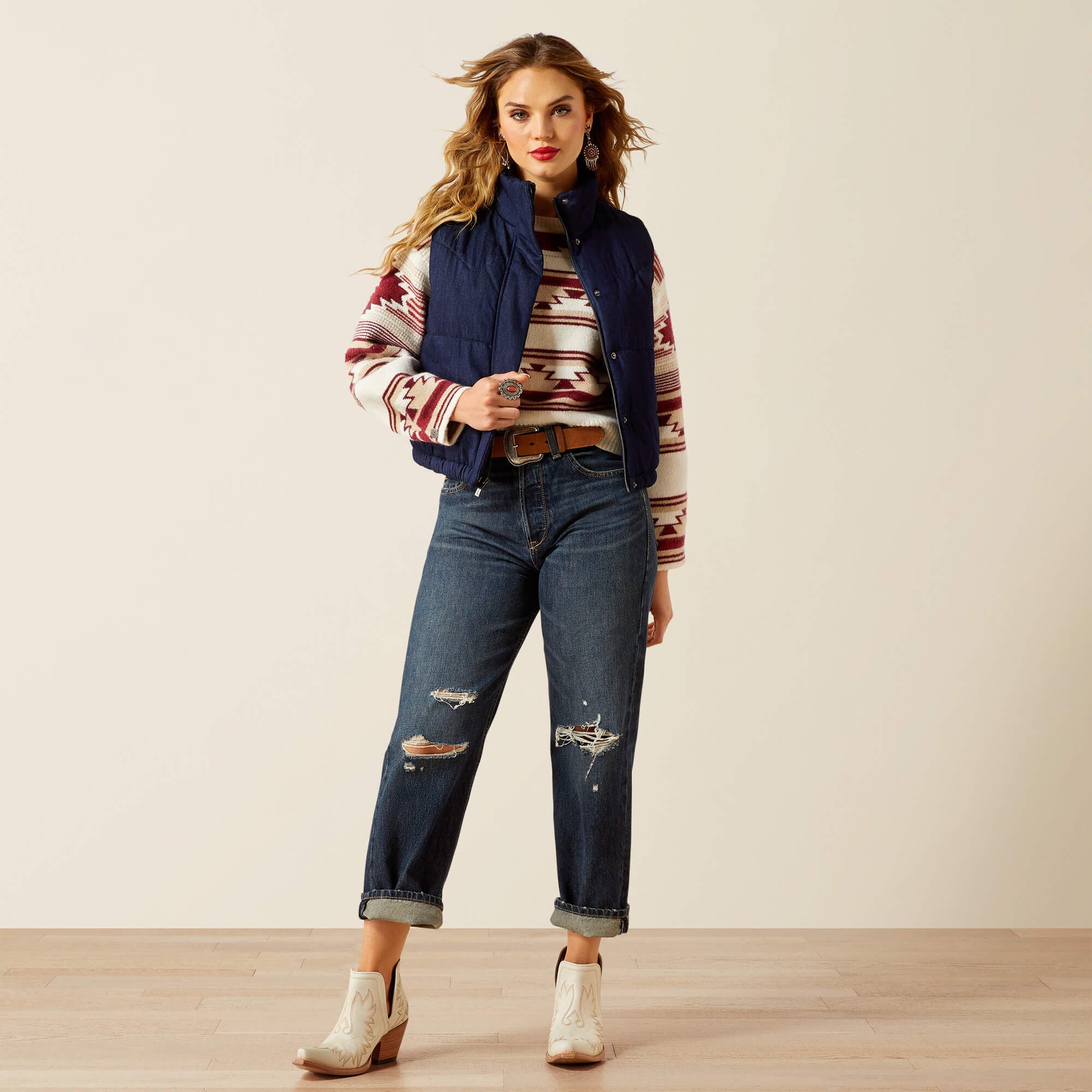 Western Swirls Vest-Ariat