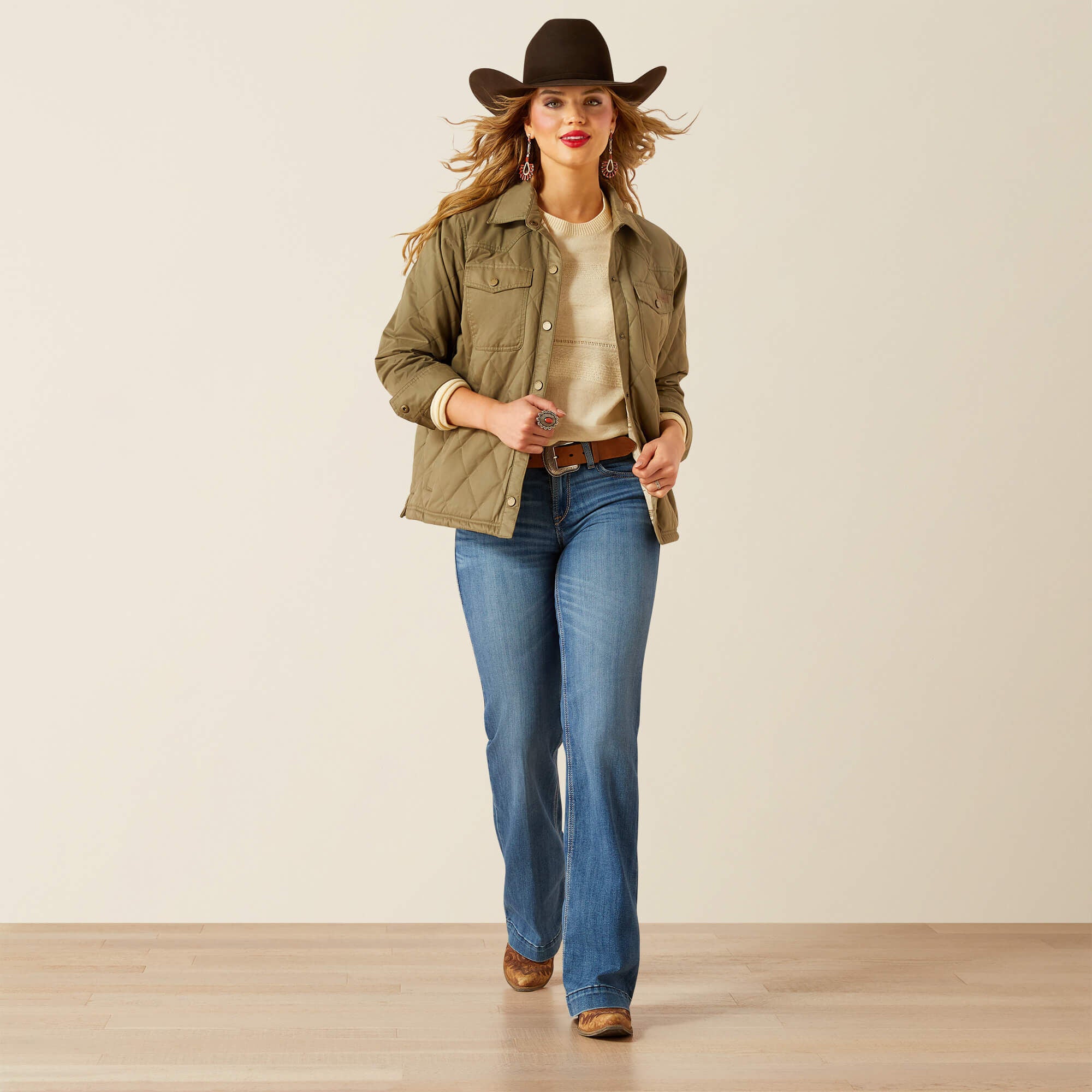 Grizzly Quilted Barn Jacket-Ariat