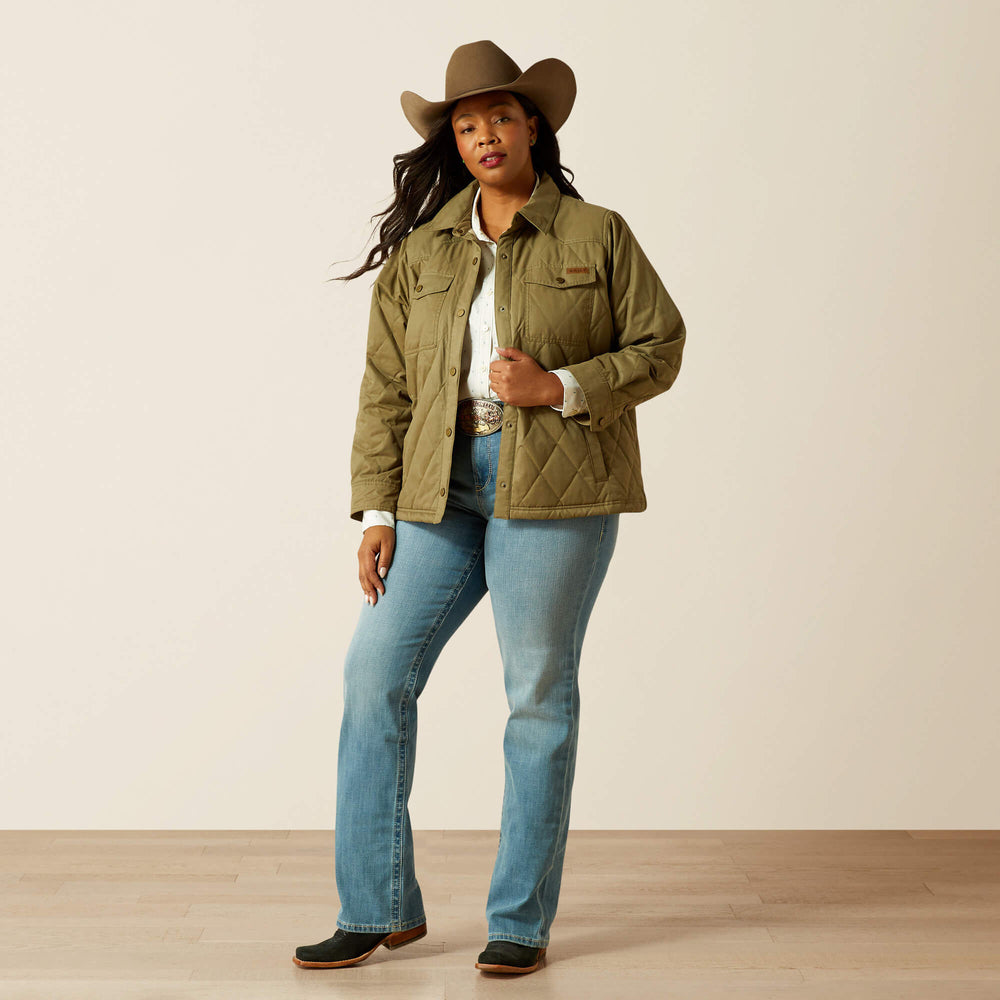 Grizzly Quilted Barn Jacket-Ariat