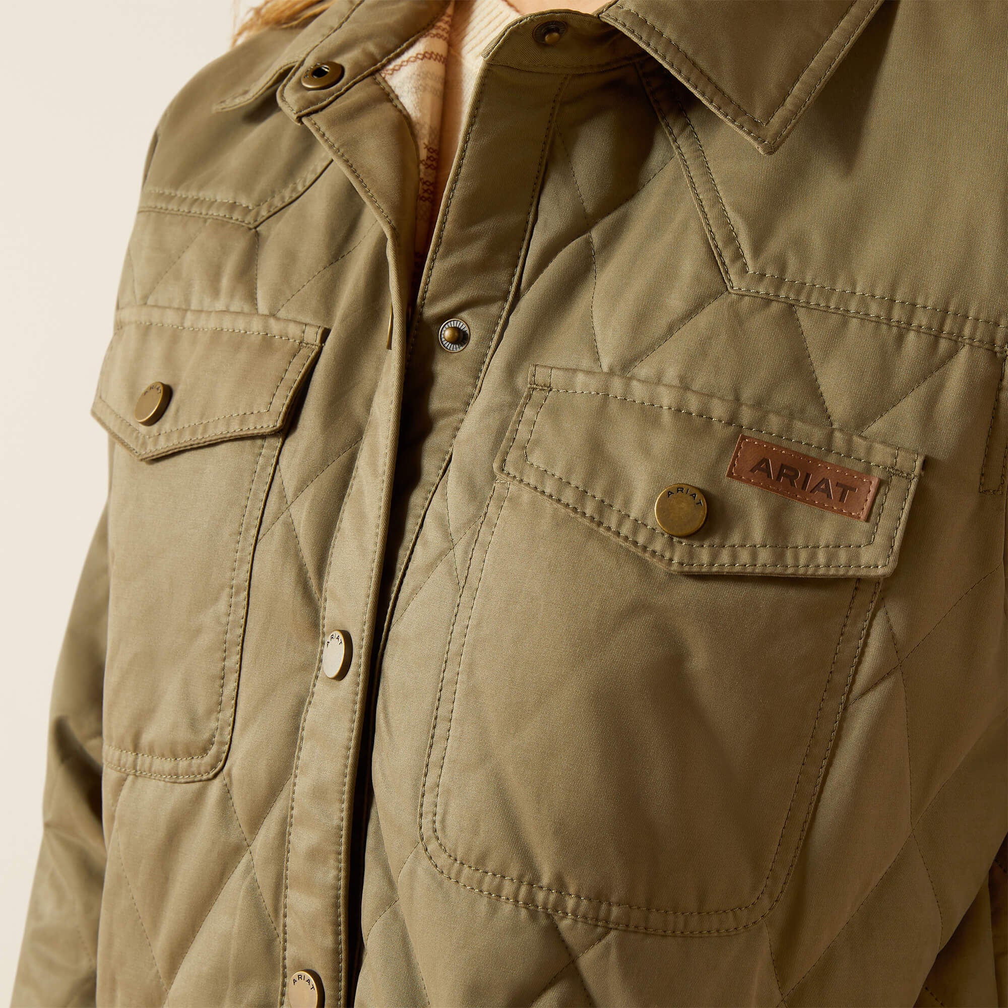 Grizzly Quilted Barn Jacket-Ariat