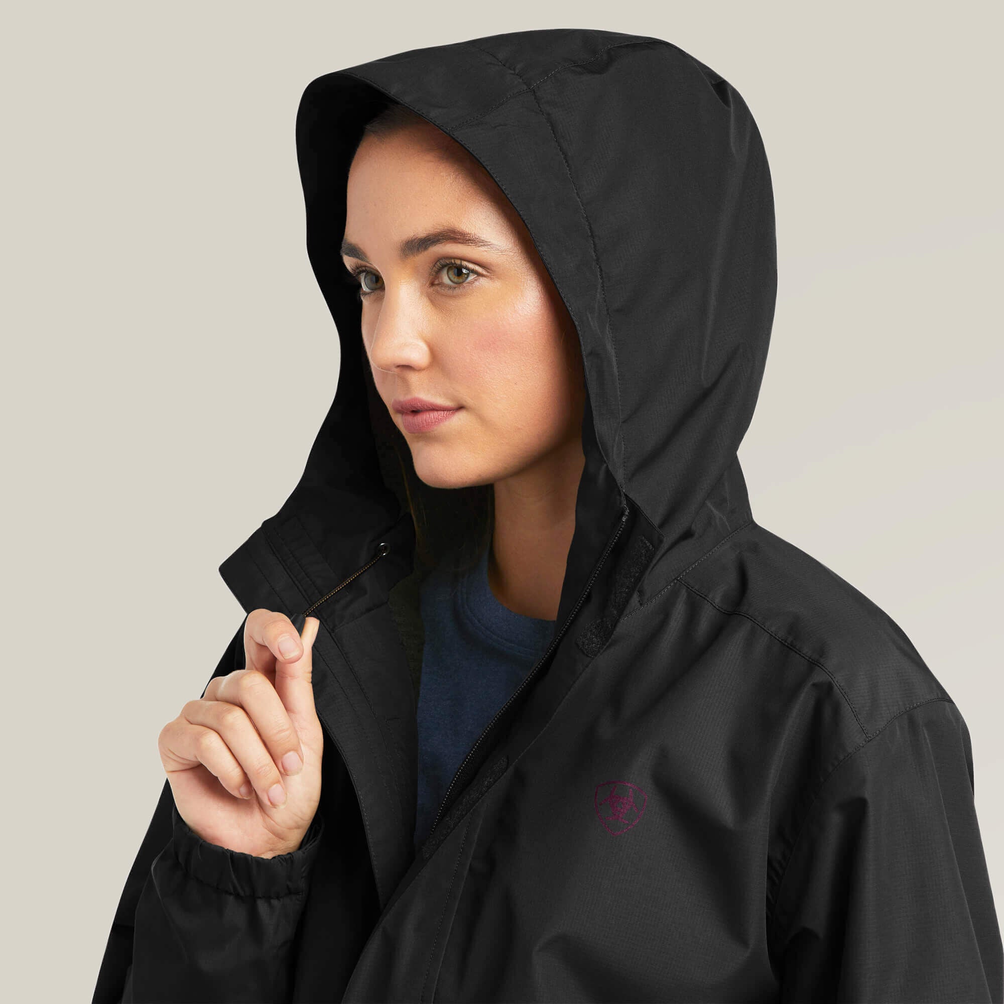 Rebar Stormshell Logo Waterproof Jacket-Ariat