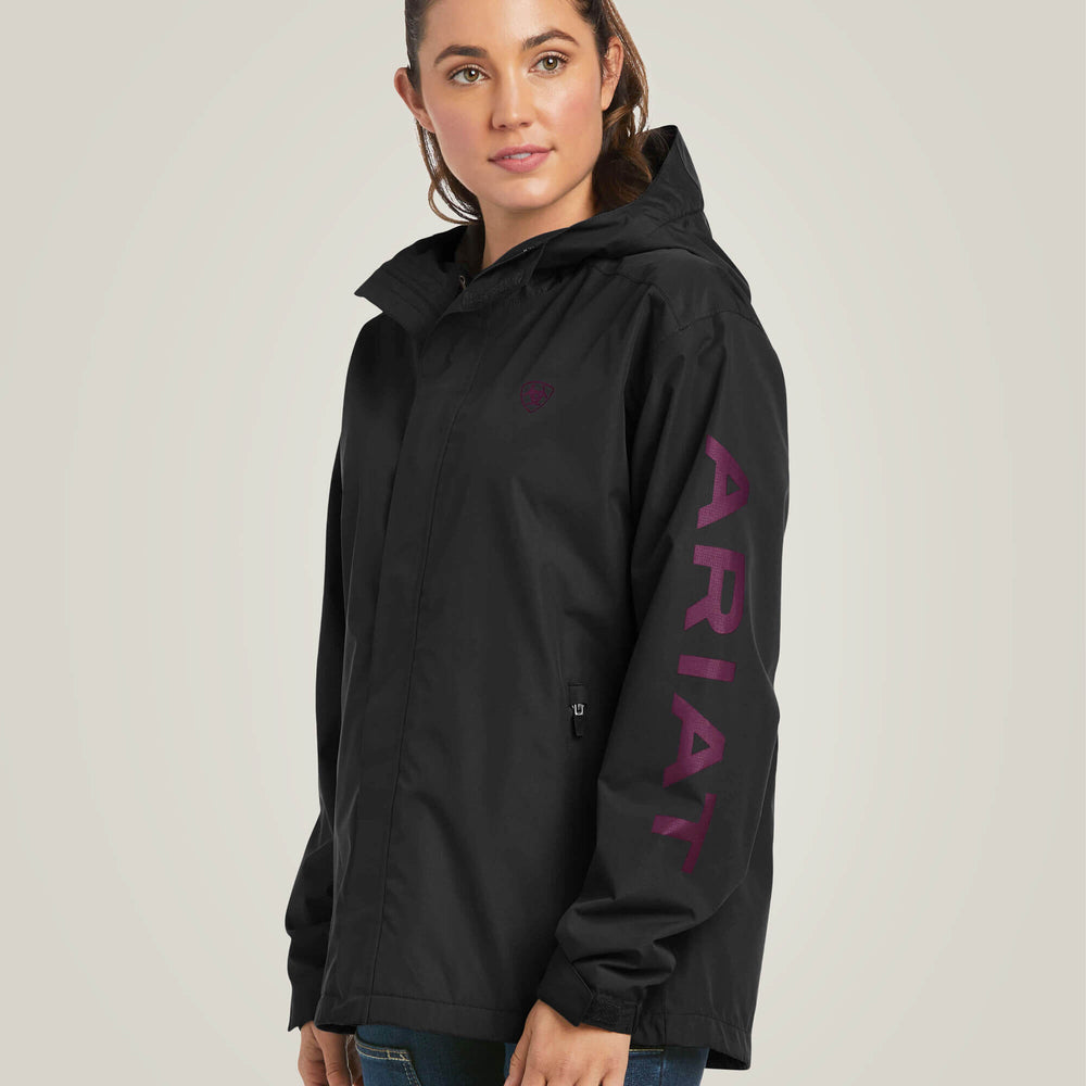 Rebar Stormshell Logo Waterproof Jacket-Ariat