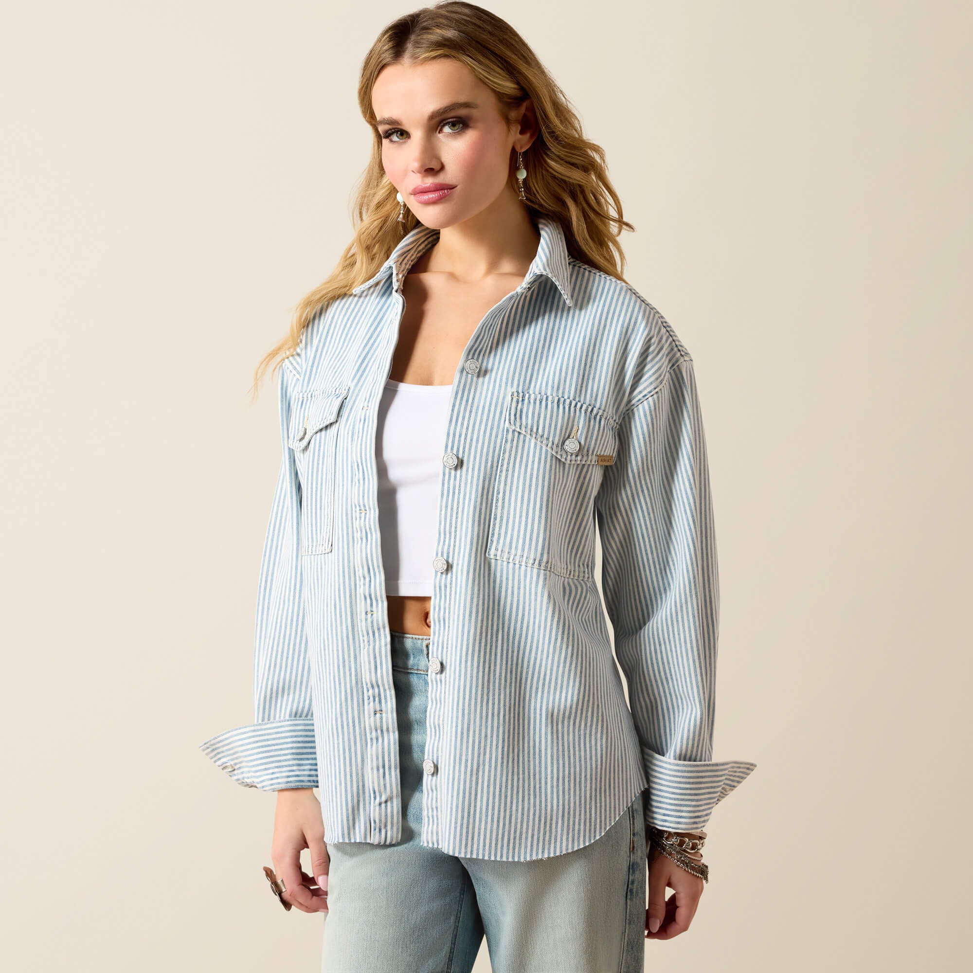 Denim Shirt Jacket-Ariat