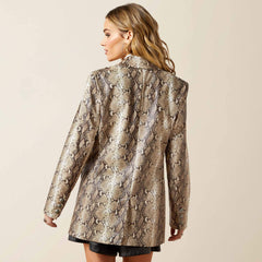 Snakeskin Blazer-Ariat
