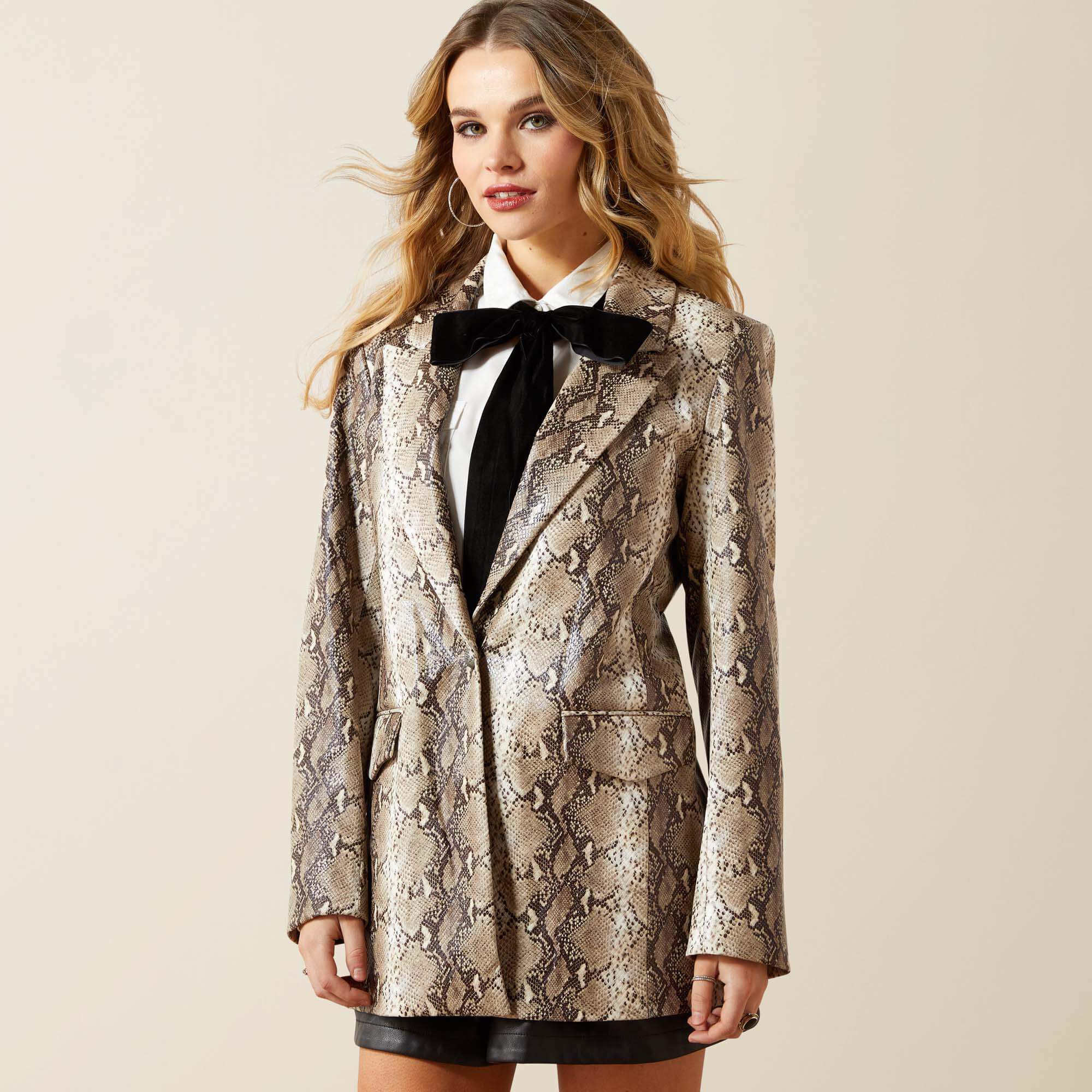 Snakeskin Blazer-Ariat