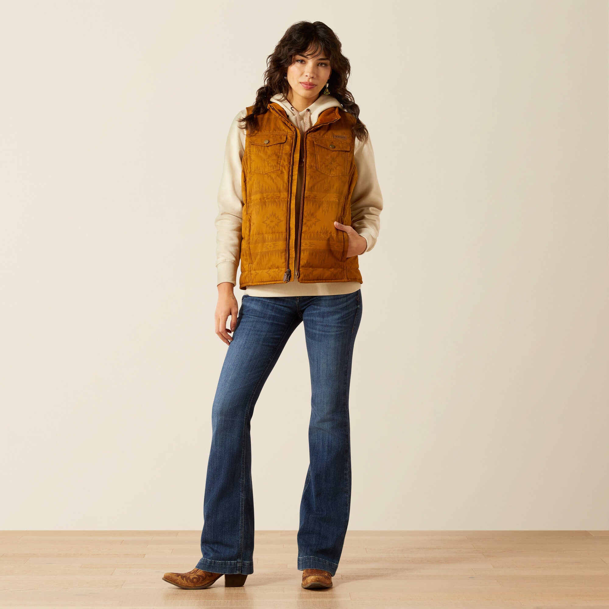 Grizzly Quilted Vest-Ariat