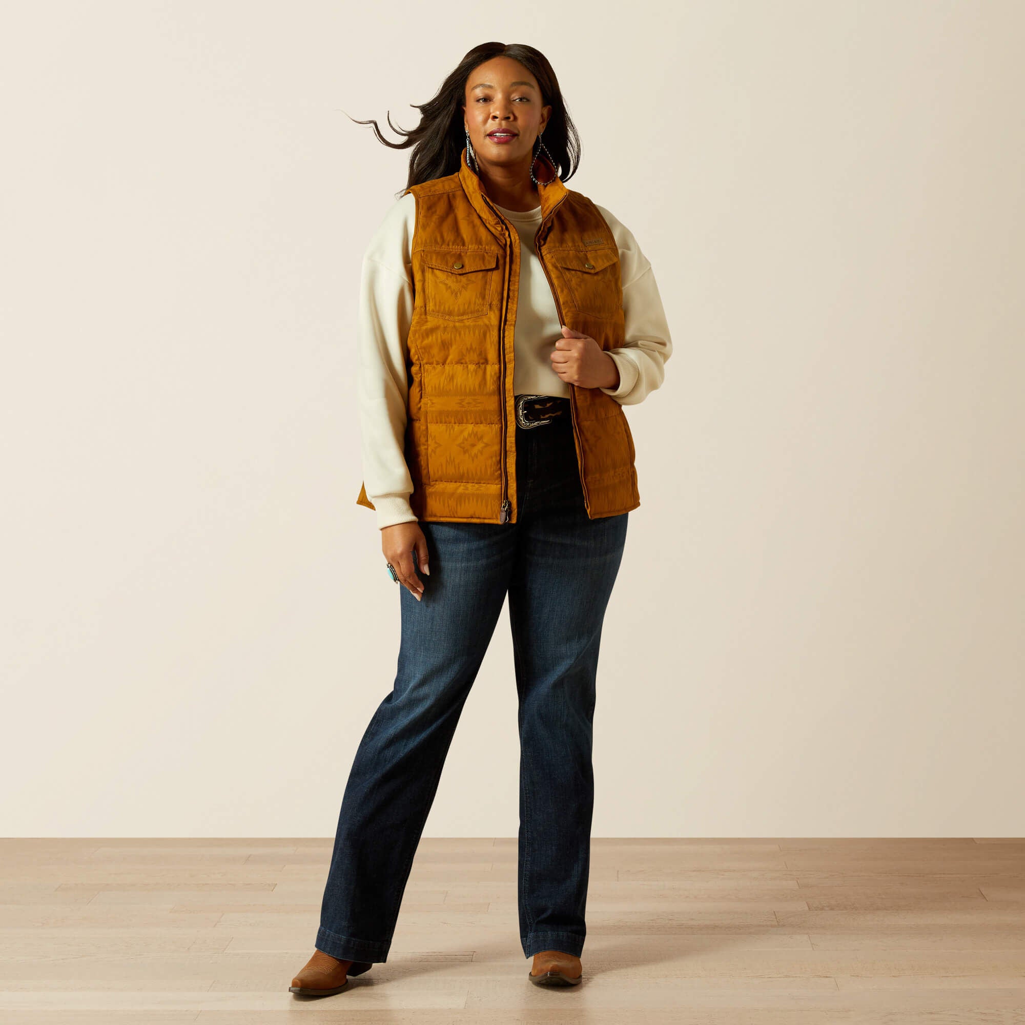 Grizzly Quilted Vest-Ariat