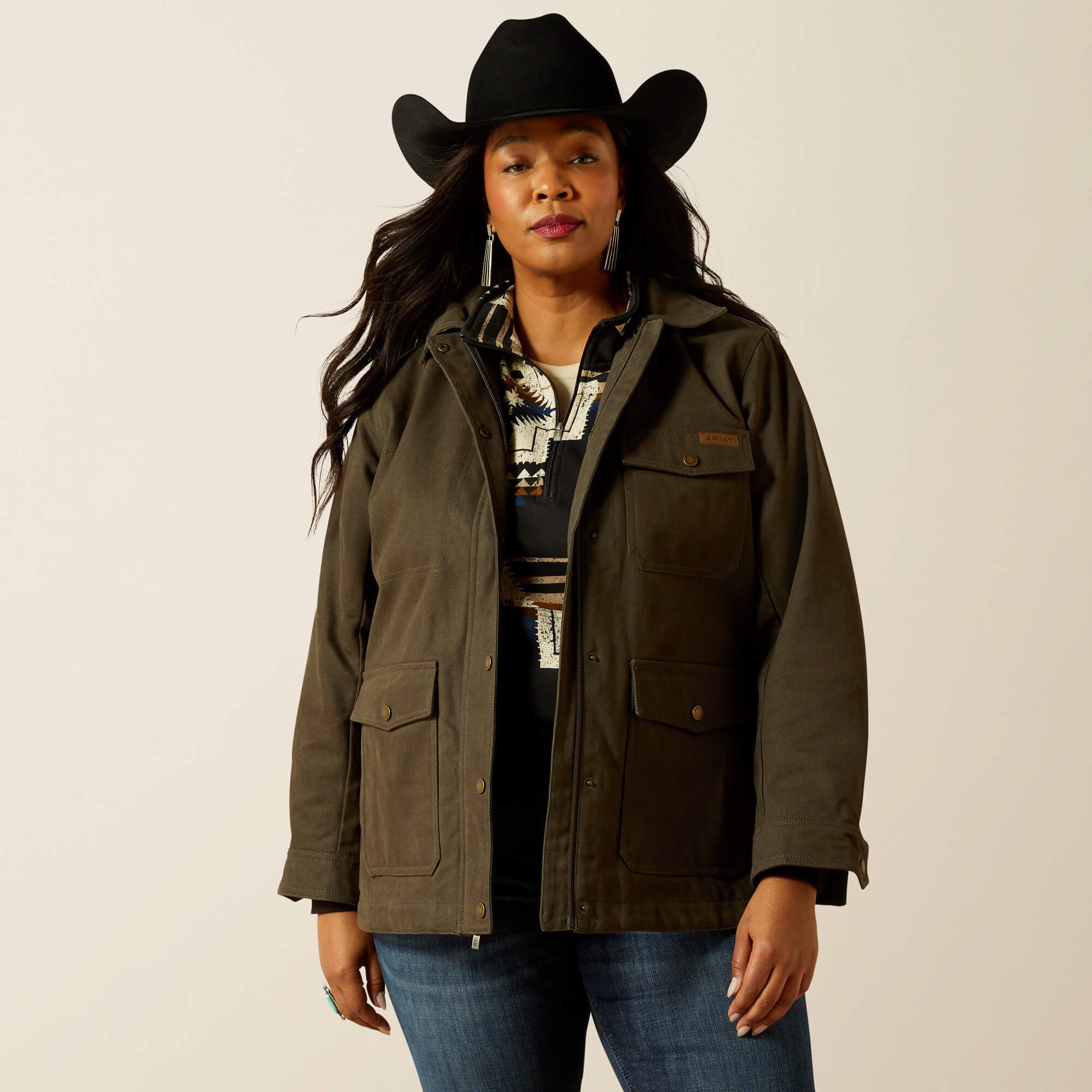 Western Canvas Chore Jacket-Ariat