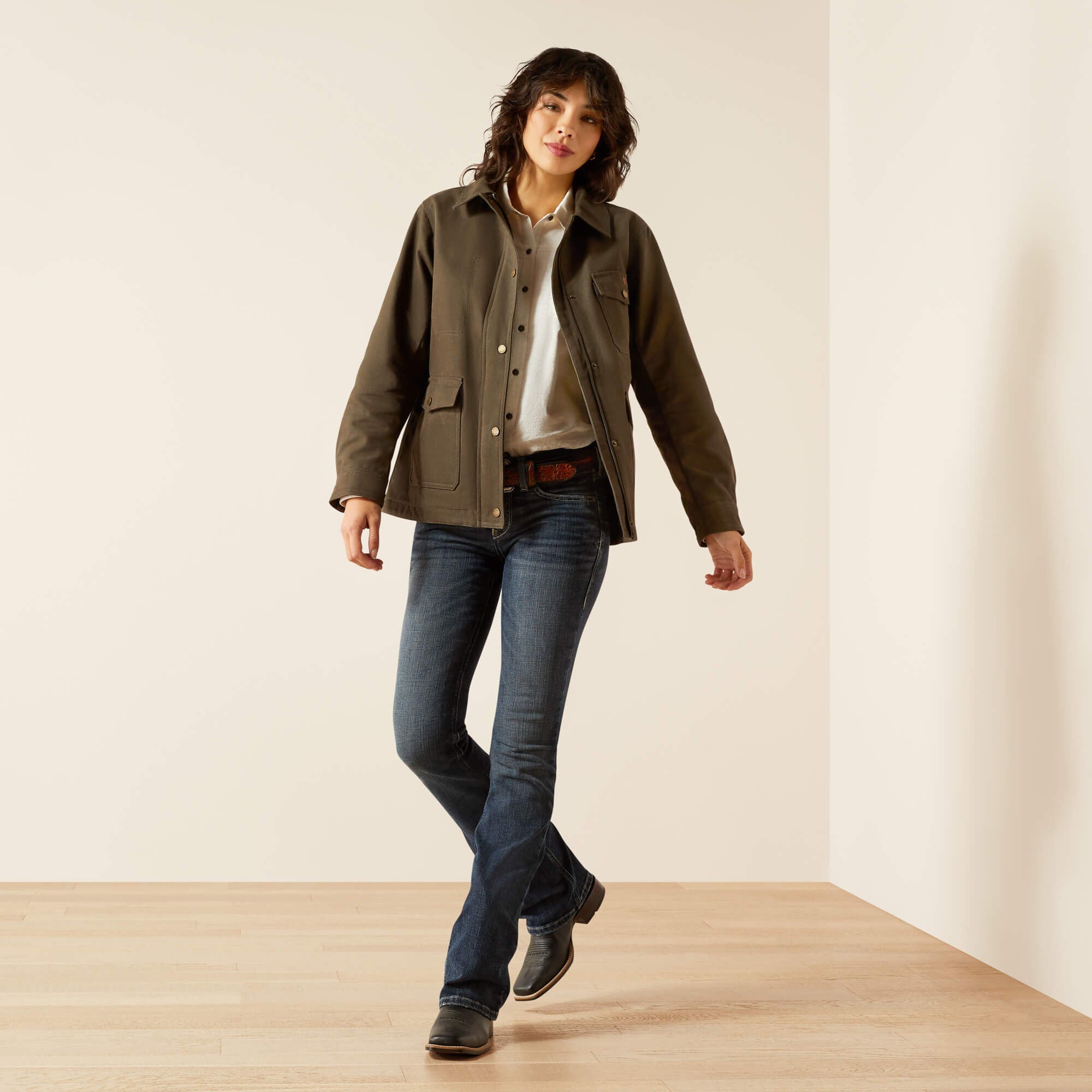 Western Canvas Chore Jacket-Ariat