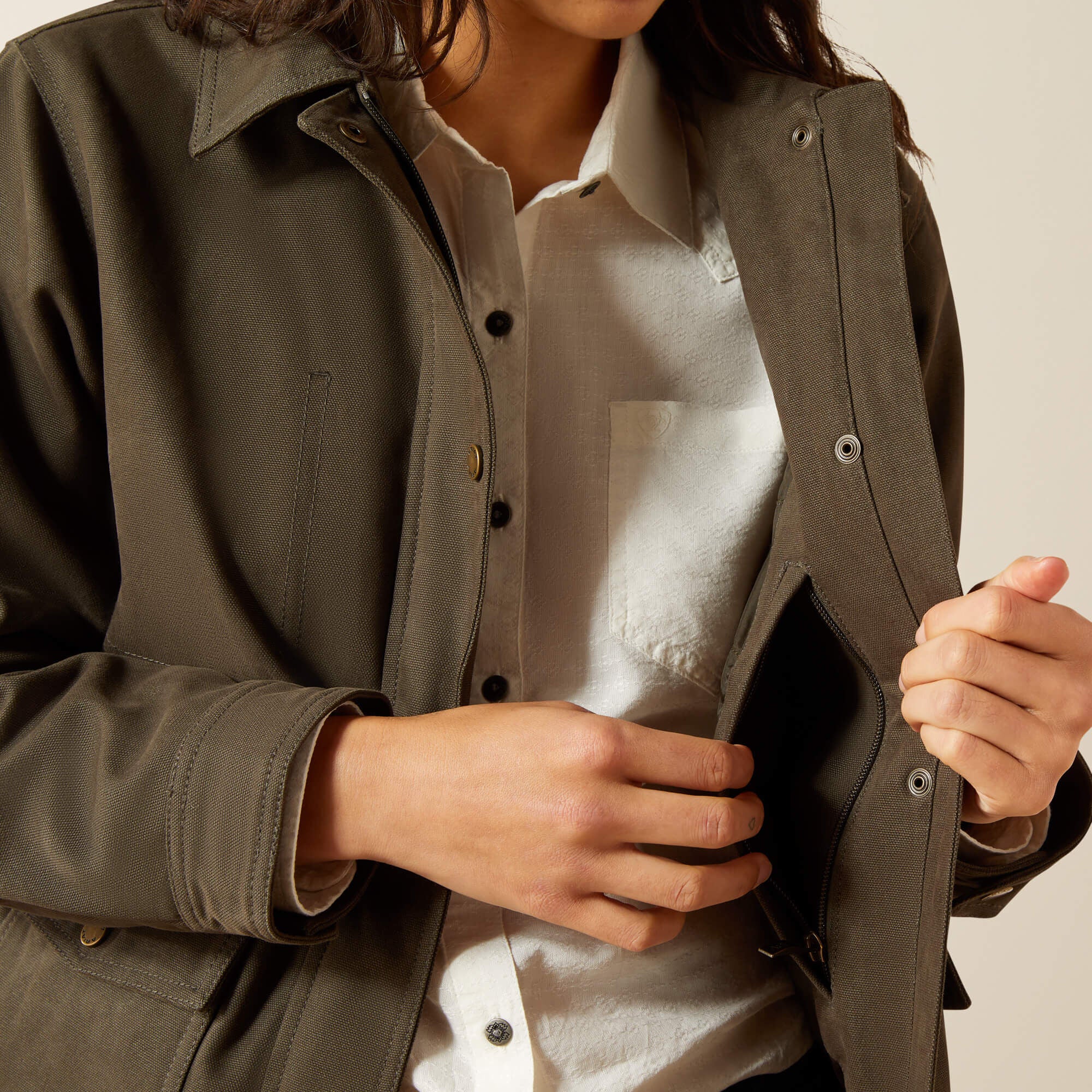 Western Canvas Chore Jacket-Ariat