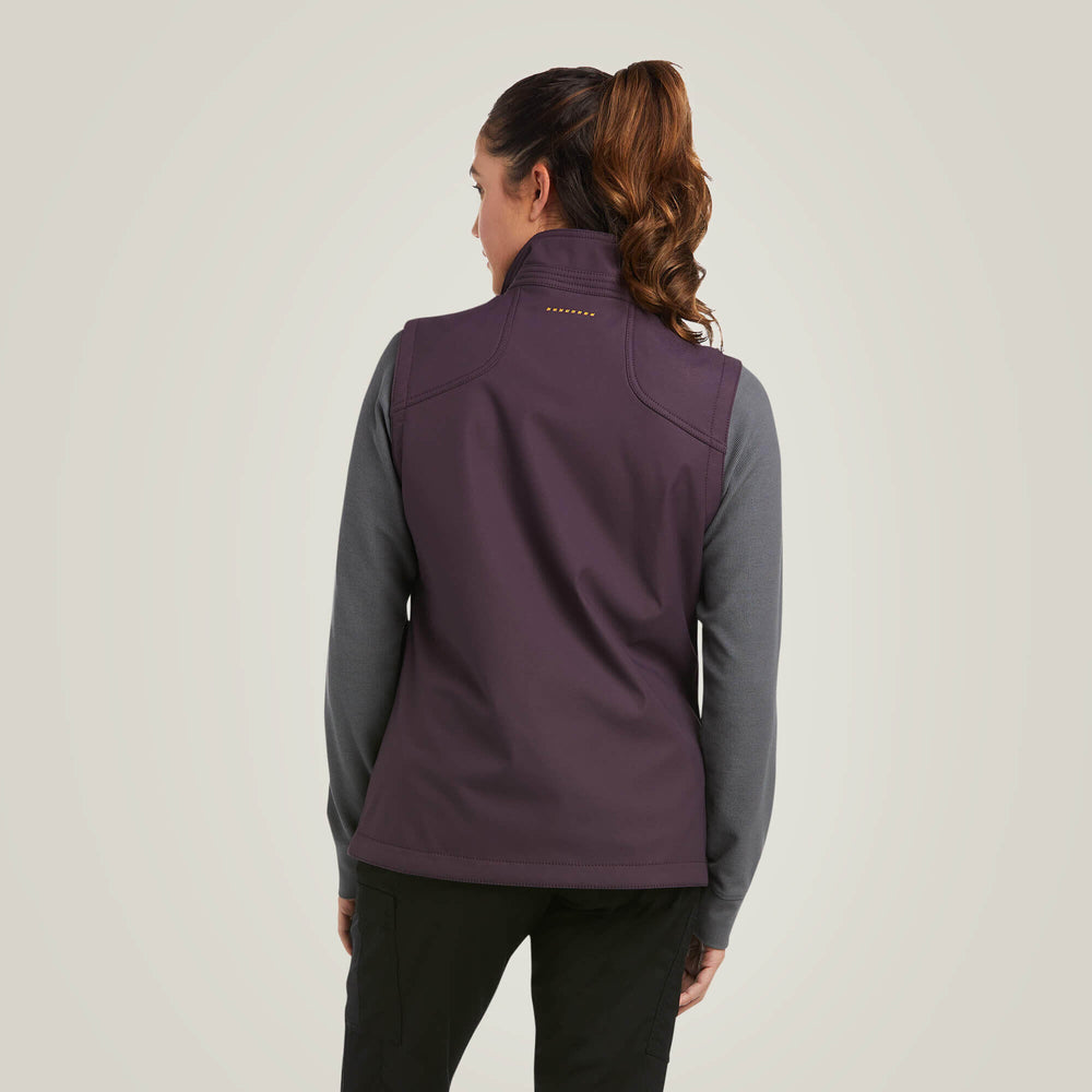 Rebar Stretch Canvas Softshell Vest-Ariat