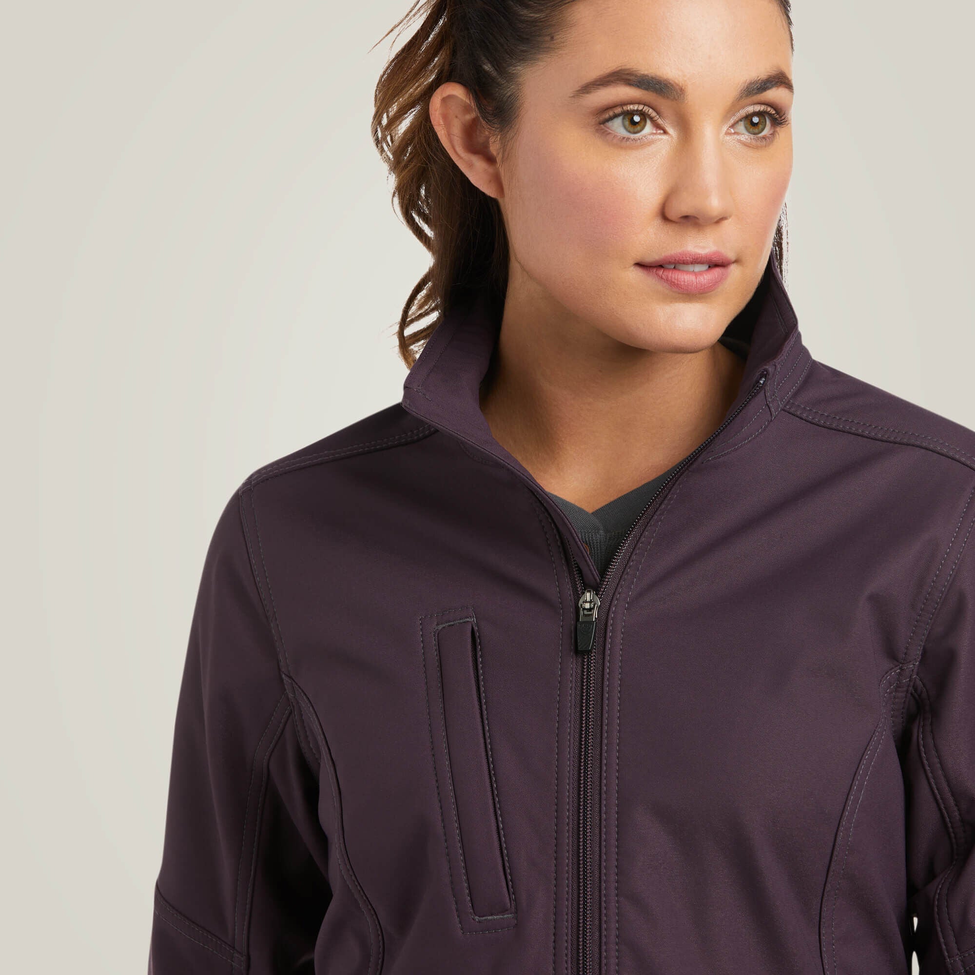 Rebar Stretch Canvas Softshell Jacket-Ariat