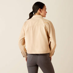Rebar Cropped Woven Shirt Jacket-Ariat