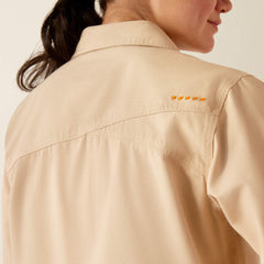 Rebar Cropped Woven Shirt Jacket-Ariat