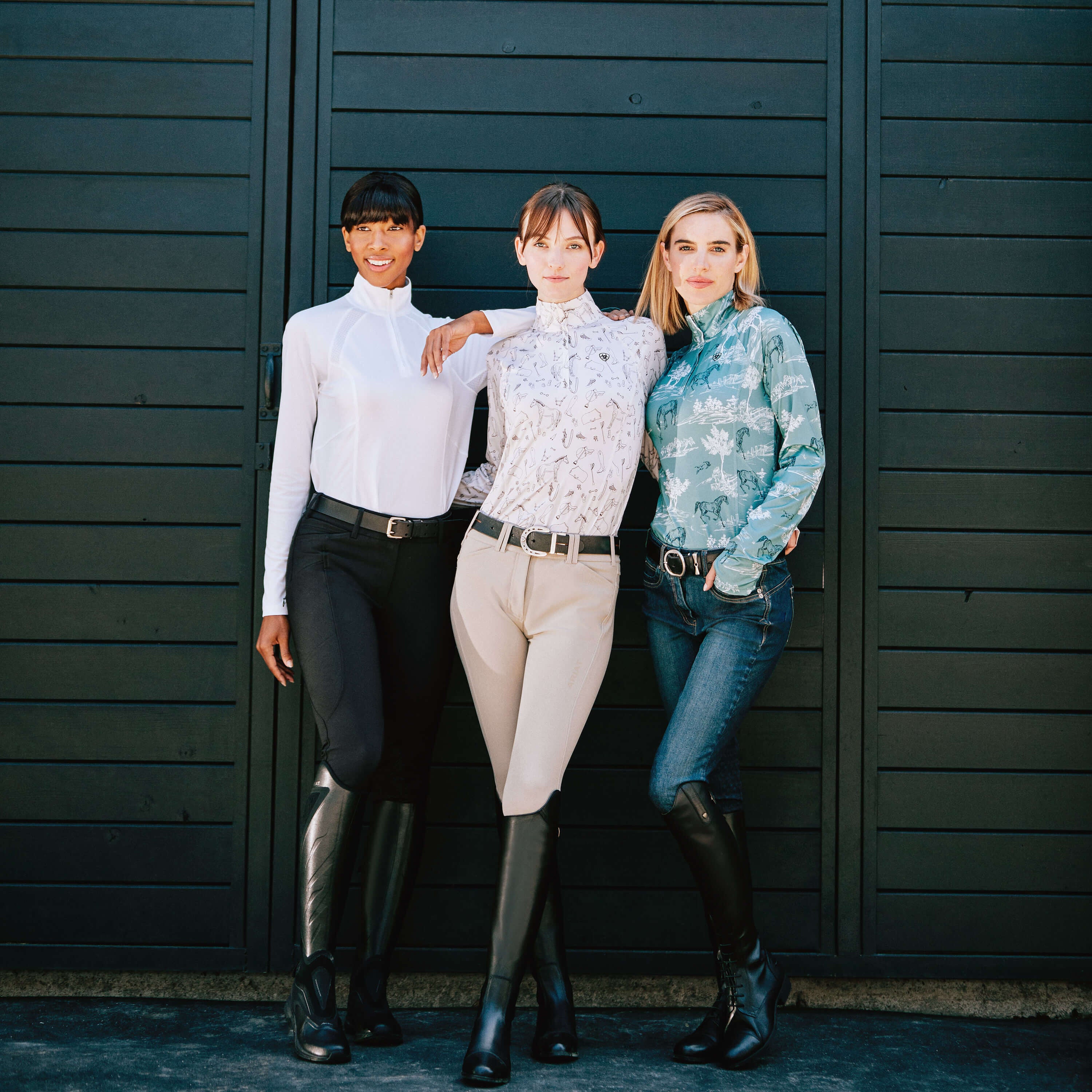 Halo Denim Knee Patch Breech-Ariat