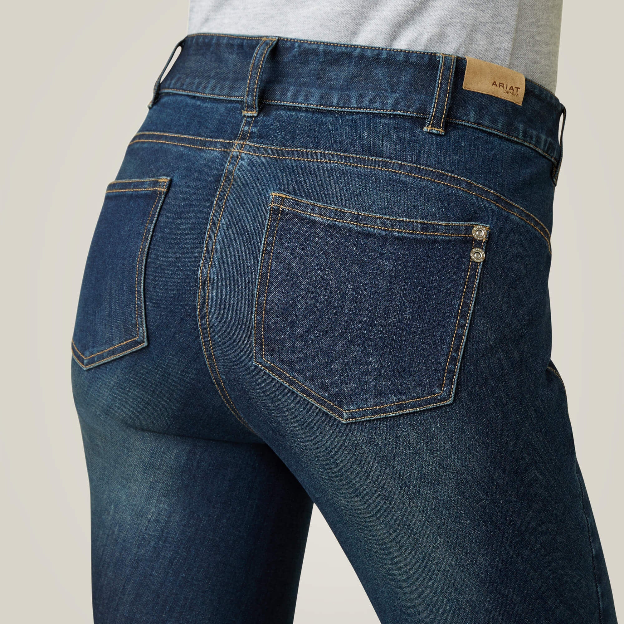 Halo Denim Knee Patch Breech-Ariat