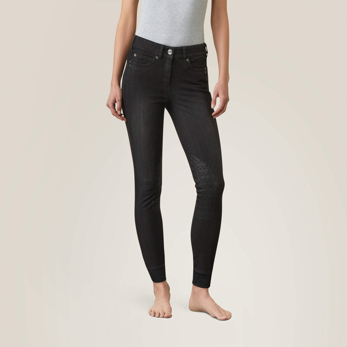 Halo B Denim Knee Patch Breech-Ariat