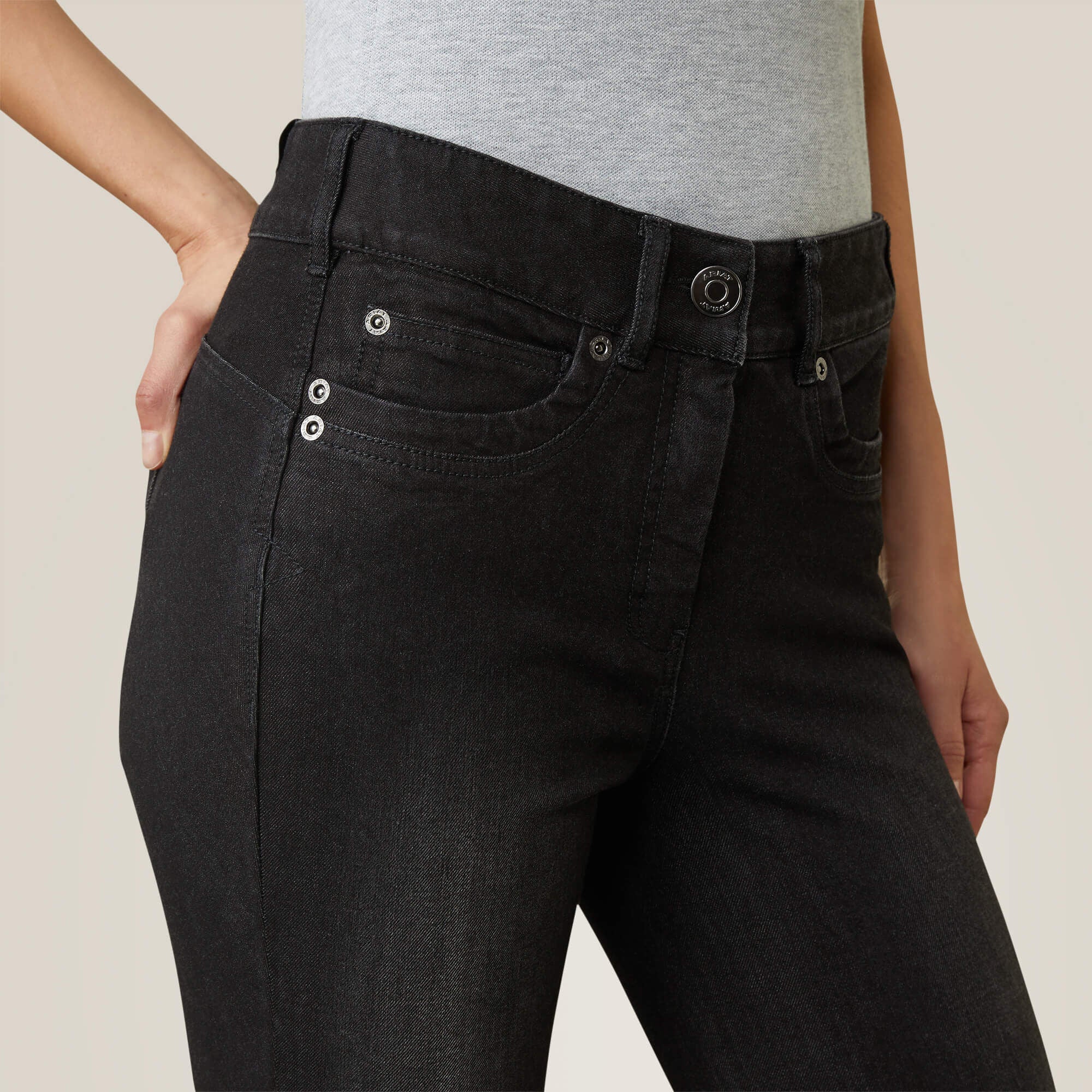 Halo B Denim Knee Patch Breech-Ariat
