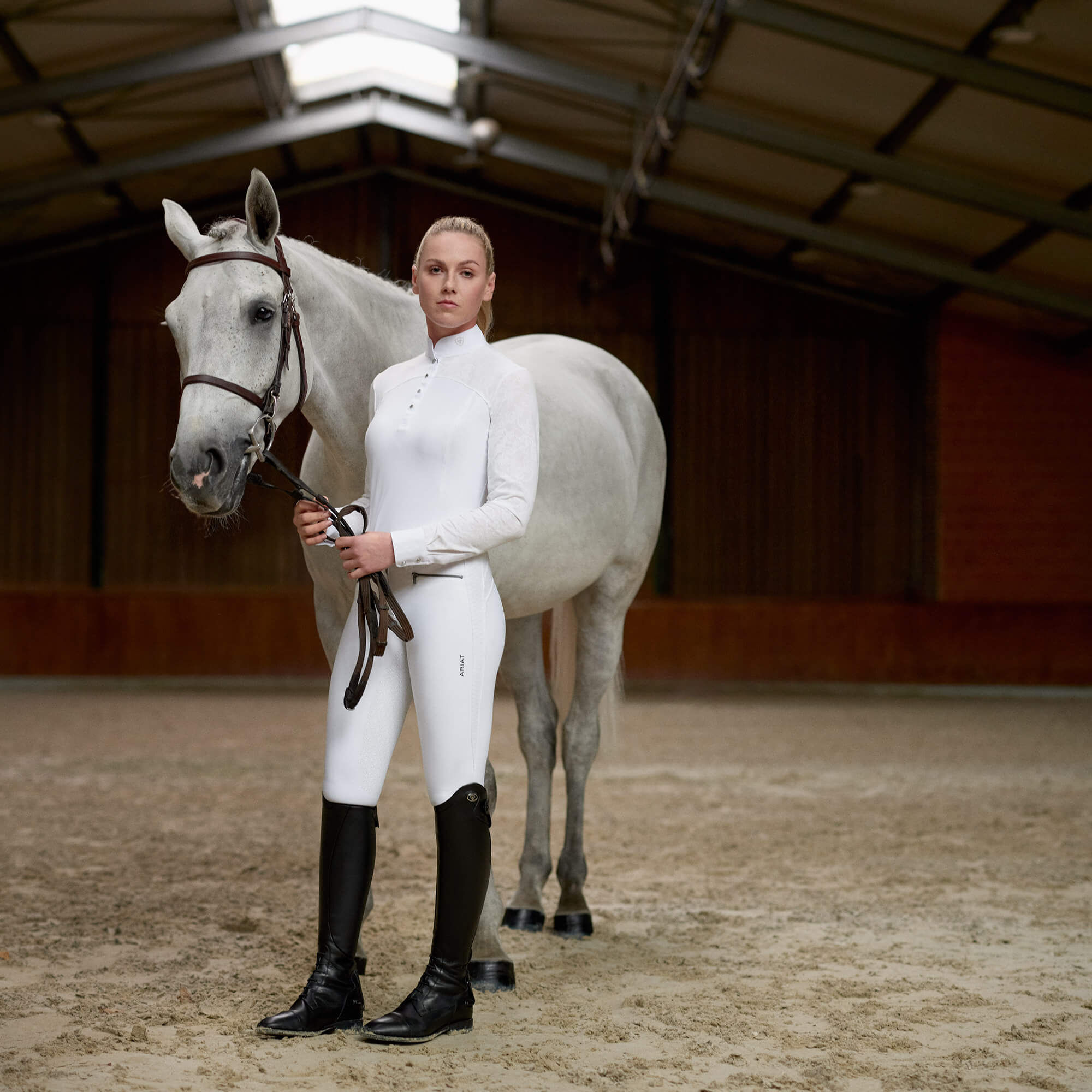 Tri Factor X Bellatrix Full Seat Breech-Ariat