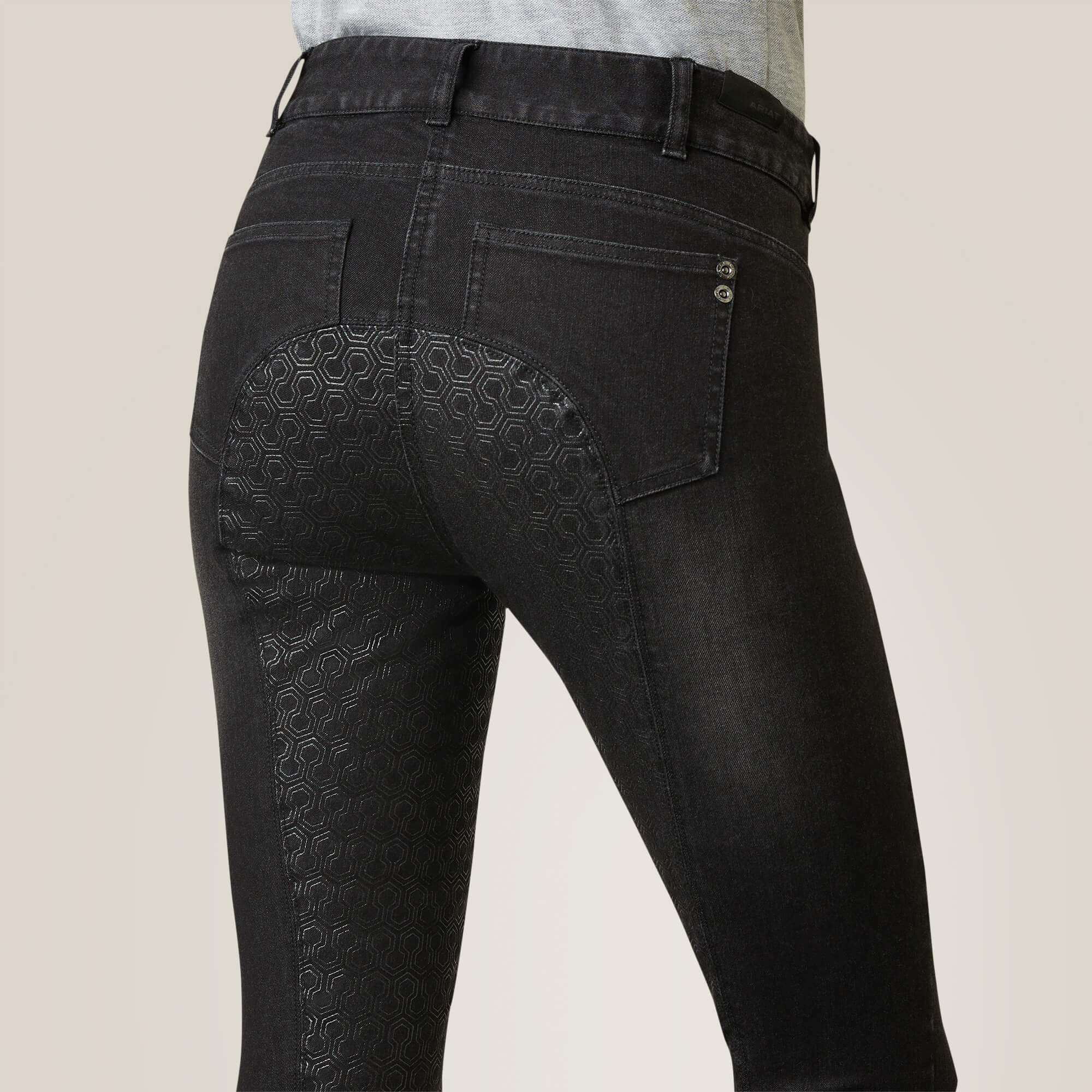 Halo B Denim Full Seat Breech-Ariat
