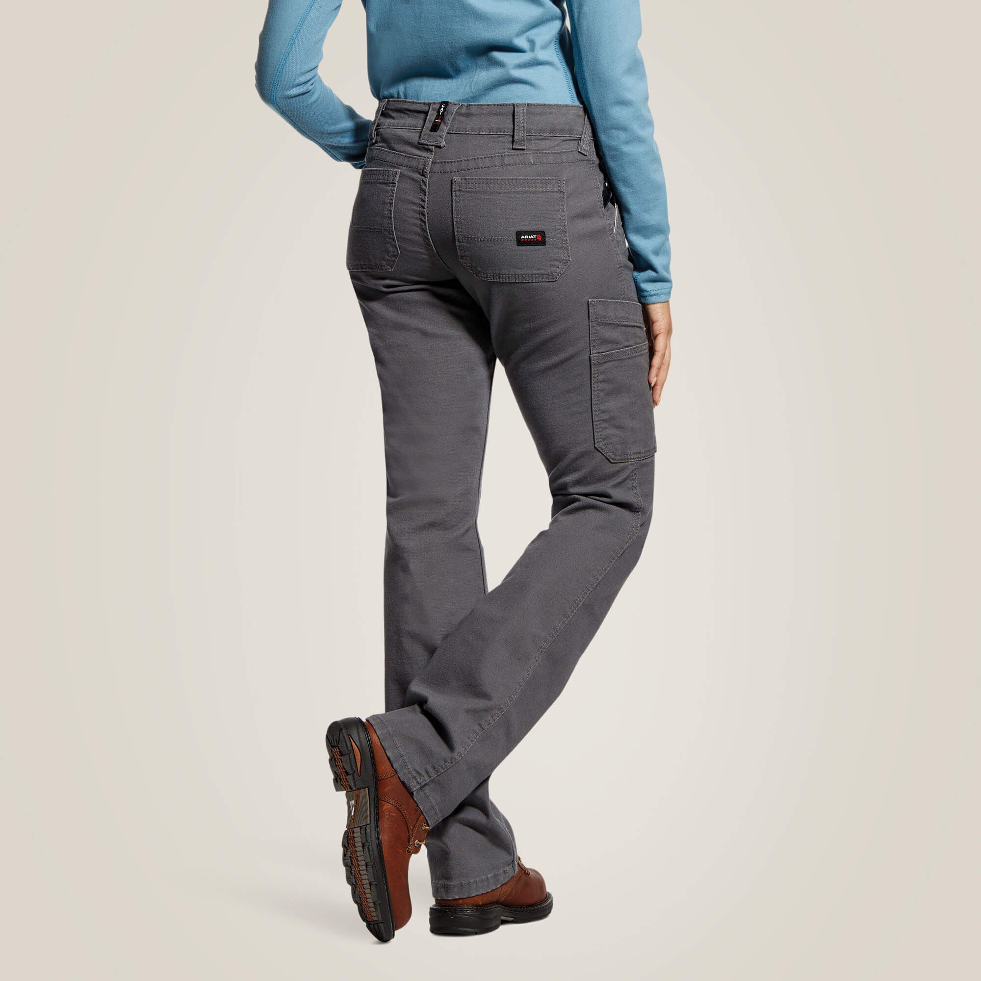 FR Stretch DuraLight Canvas Stackable Straight Leg Pant-Ariat