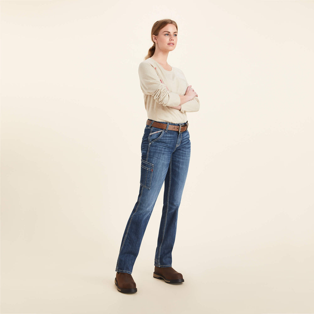 FR Perfect Rise DuraLight Stretch Cell Phone Pocket Straight Jean-Ariat