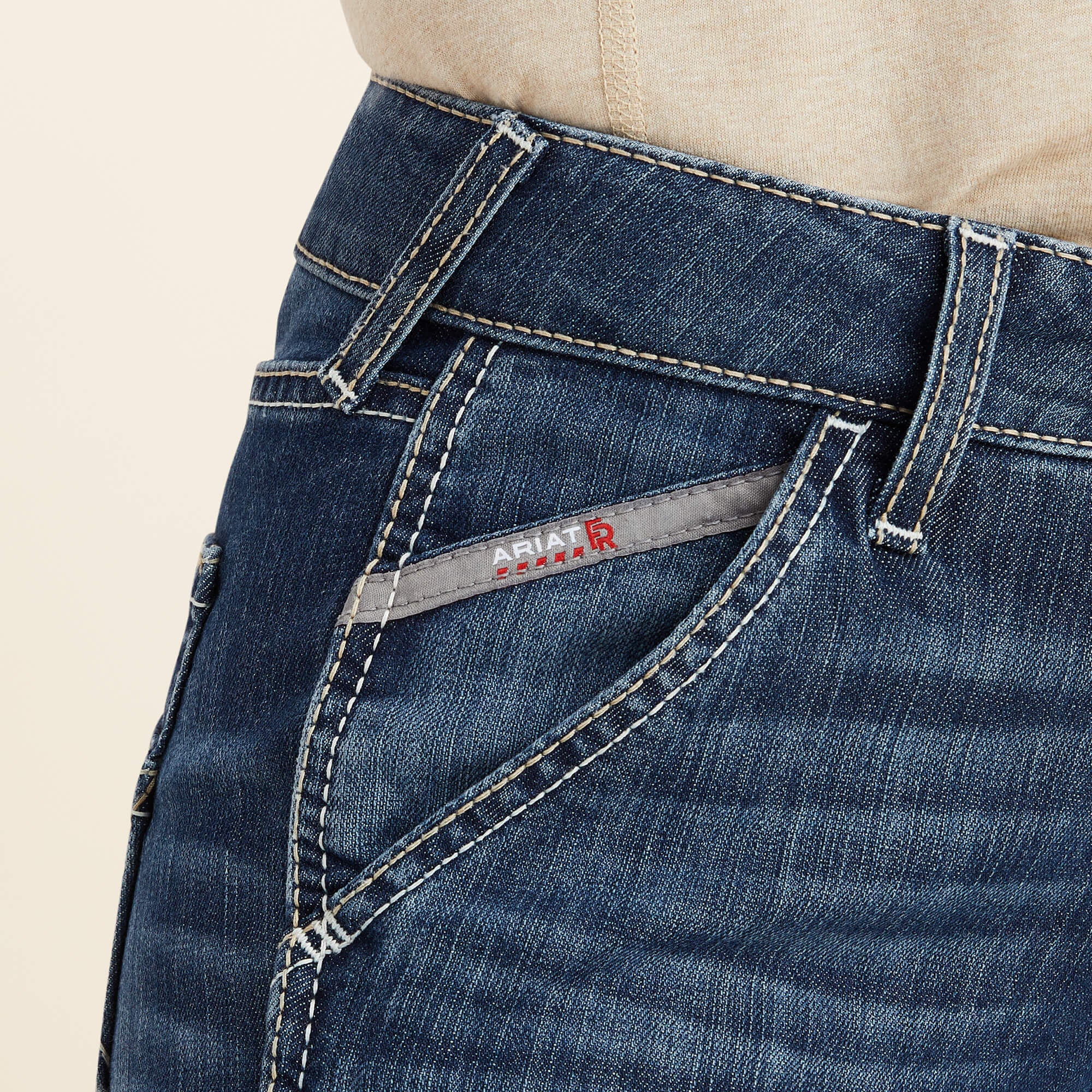 FR Perfect Rise DuraLight Stretch Cell Phone Pocket Straight Jean-Ariat