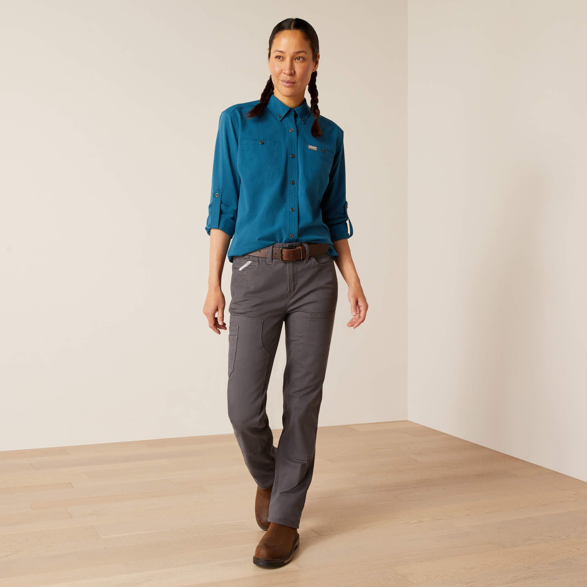 Rebar PR DuraStretch Made Tough Double Front Straight Pant-Ariat