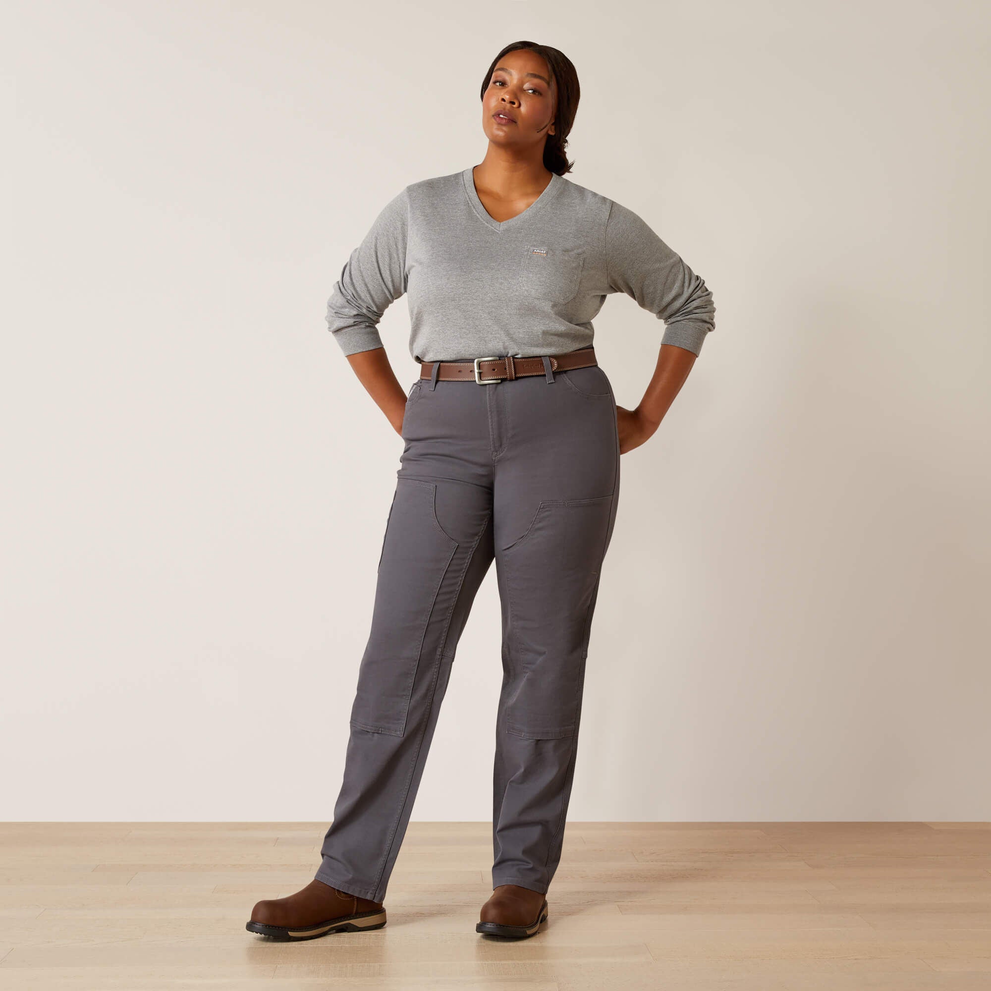 Rebar PR DuraStretch Made Tough Double Front Straight Pant-Ariat
