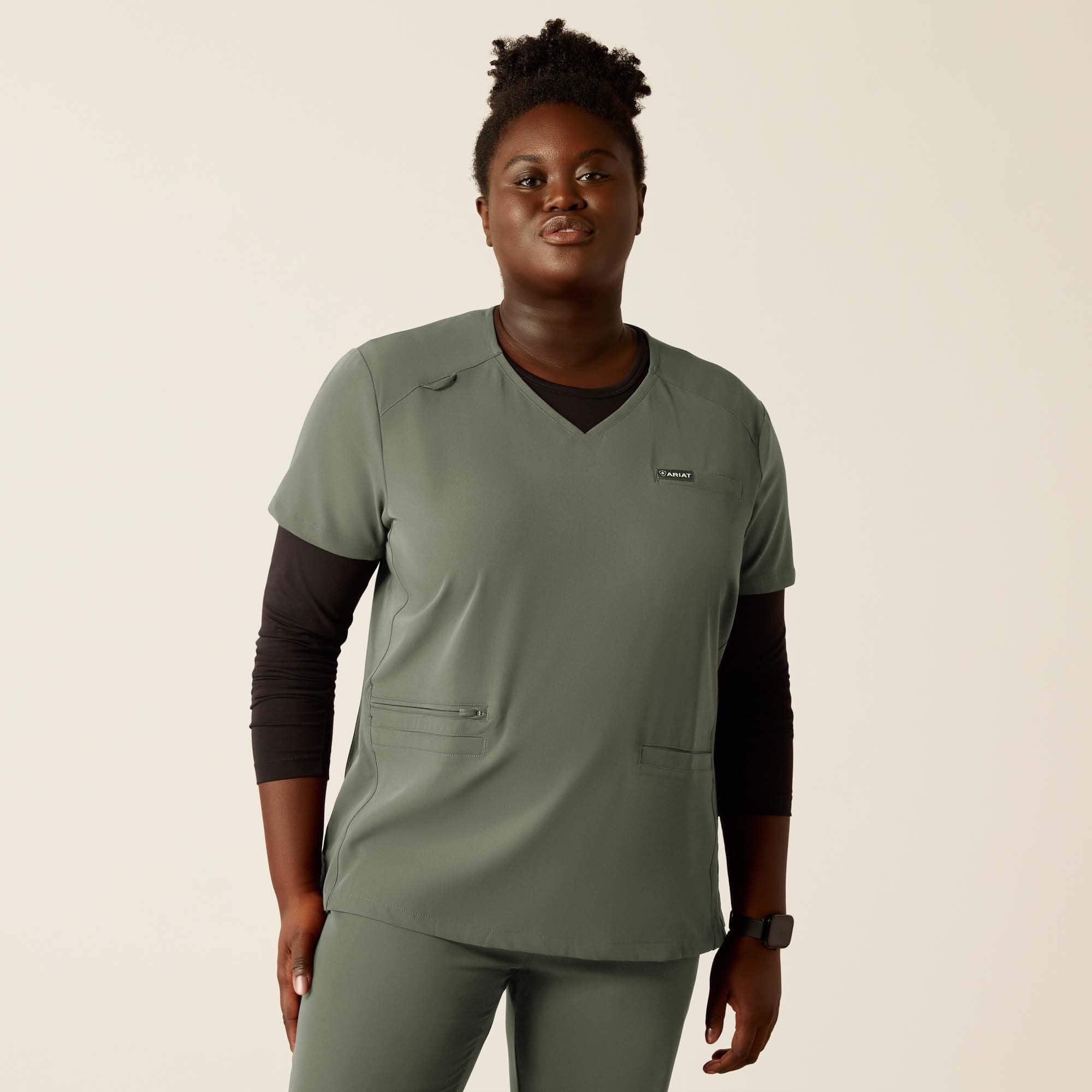 Clara 6 Pocket Scrub Top-Ariat