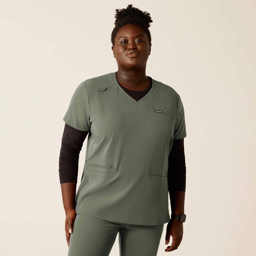 Clara 6 Pocket Scrub Top-Ariat
