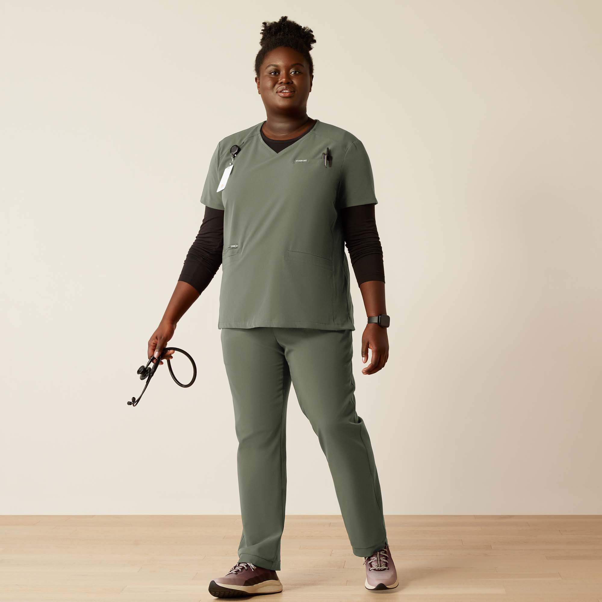 Clara 6 Pocket Scrub Top-Ariat