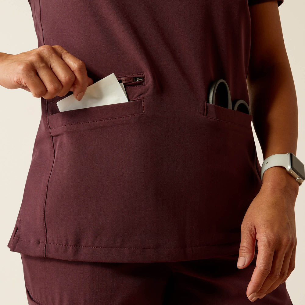 Clara 6 Pocket Scrub Top-Ariat