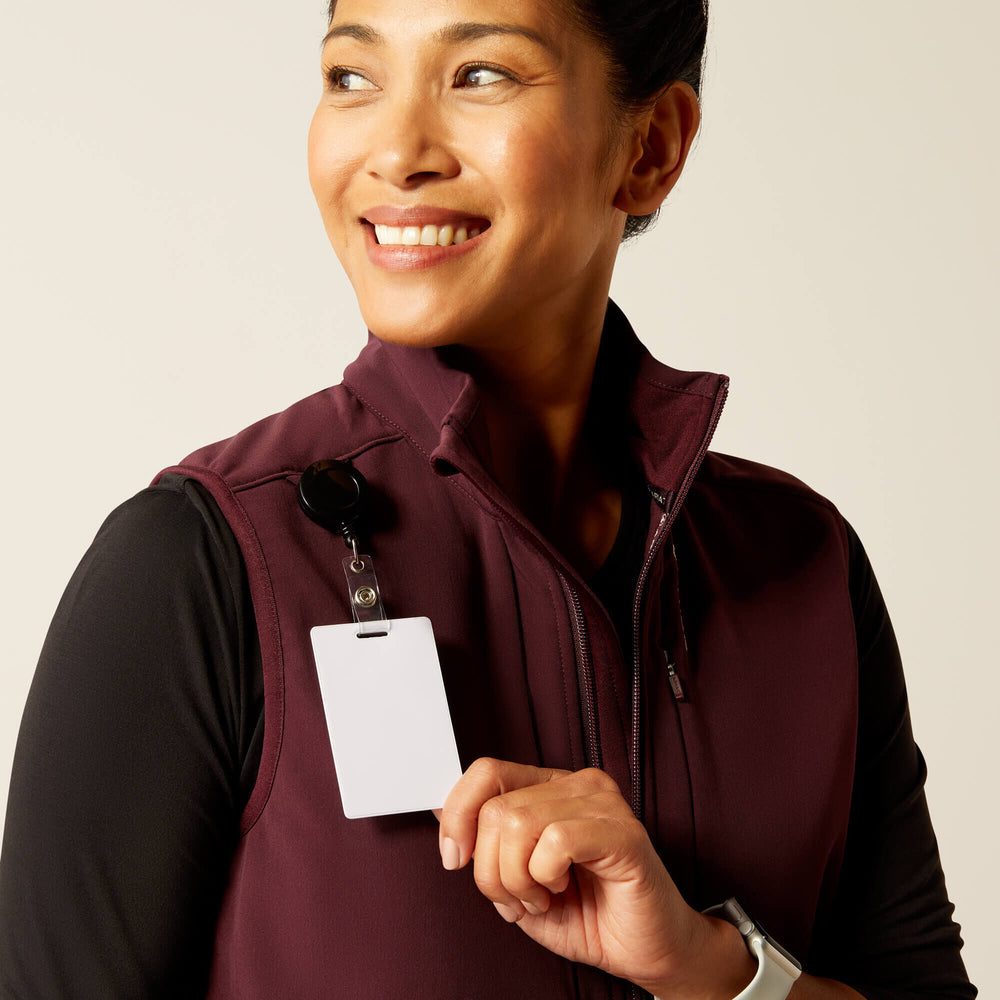 Sina Fleece Scrub Vest-Ariat