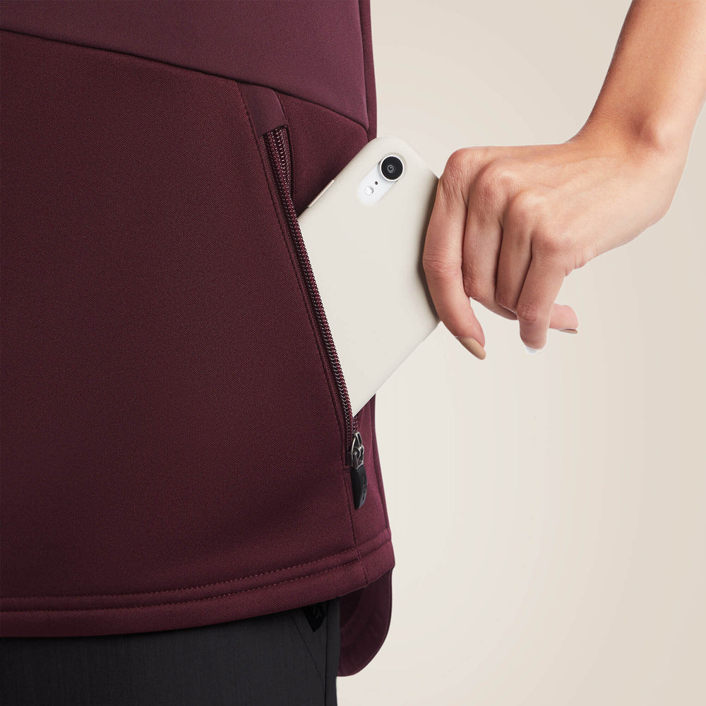 Sina Fleece Scrub Vest-Ariat