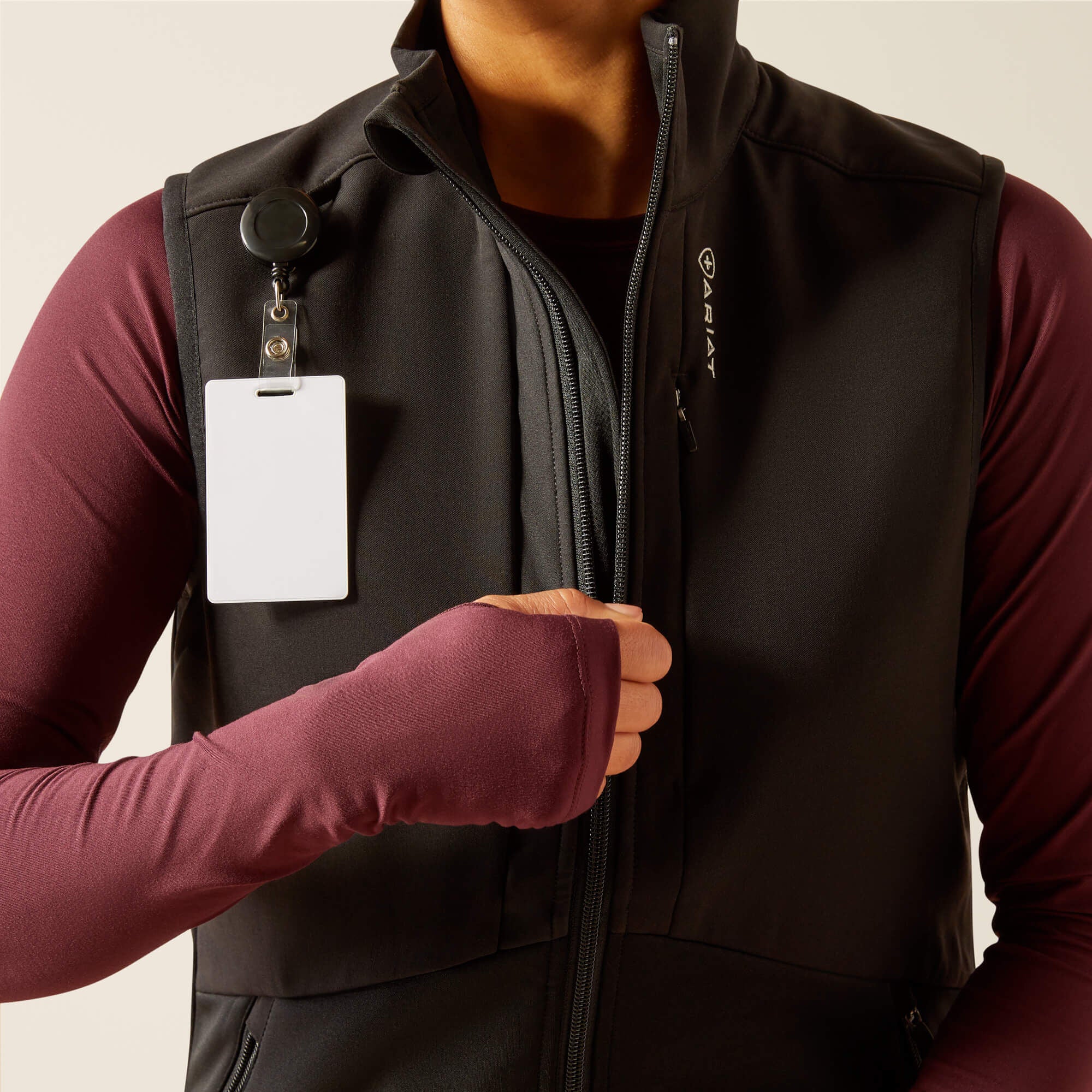 Sina Fleece Scrub Vest-Ariat