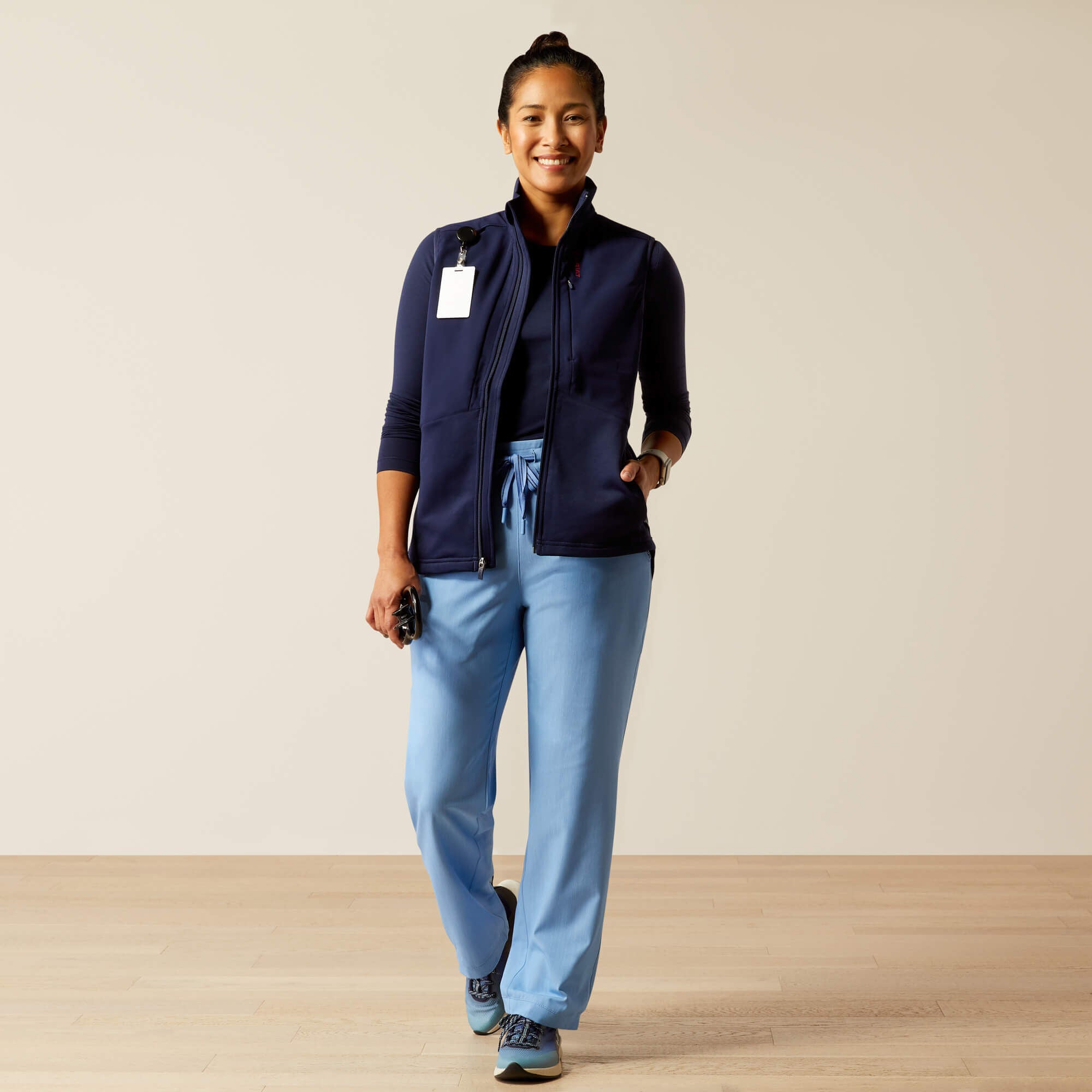 Sina Fleece Scrub Vest-Ariat
