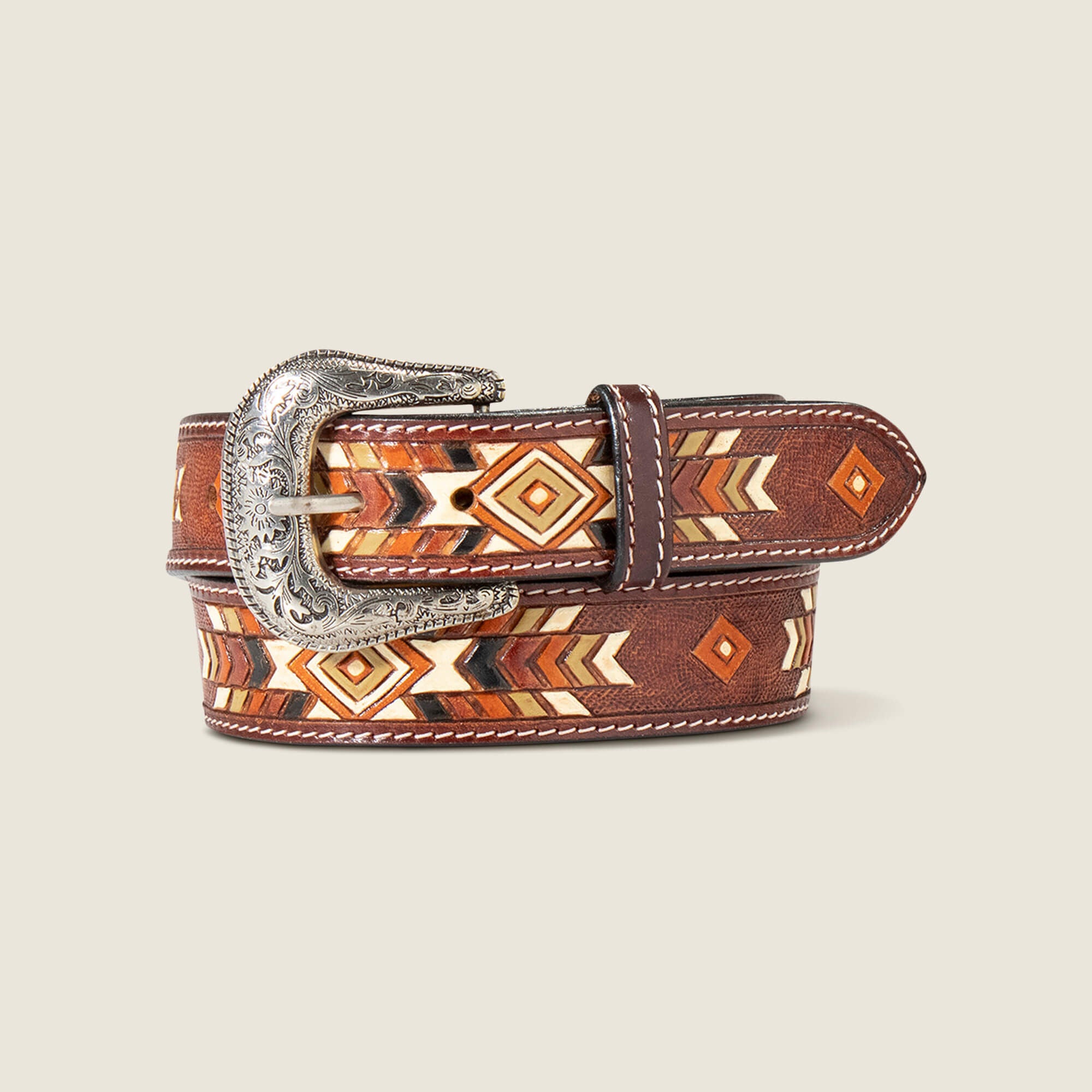 Geometric Pattern Belt-Ariat